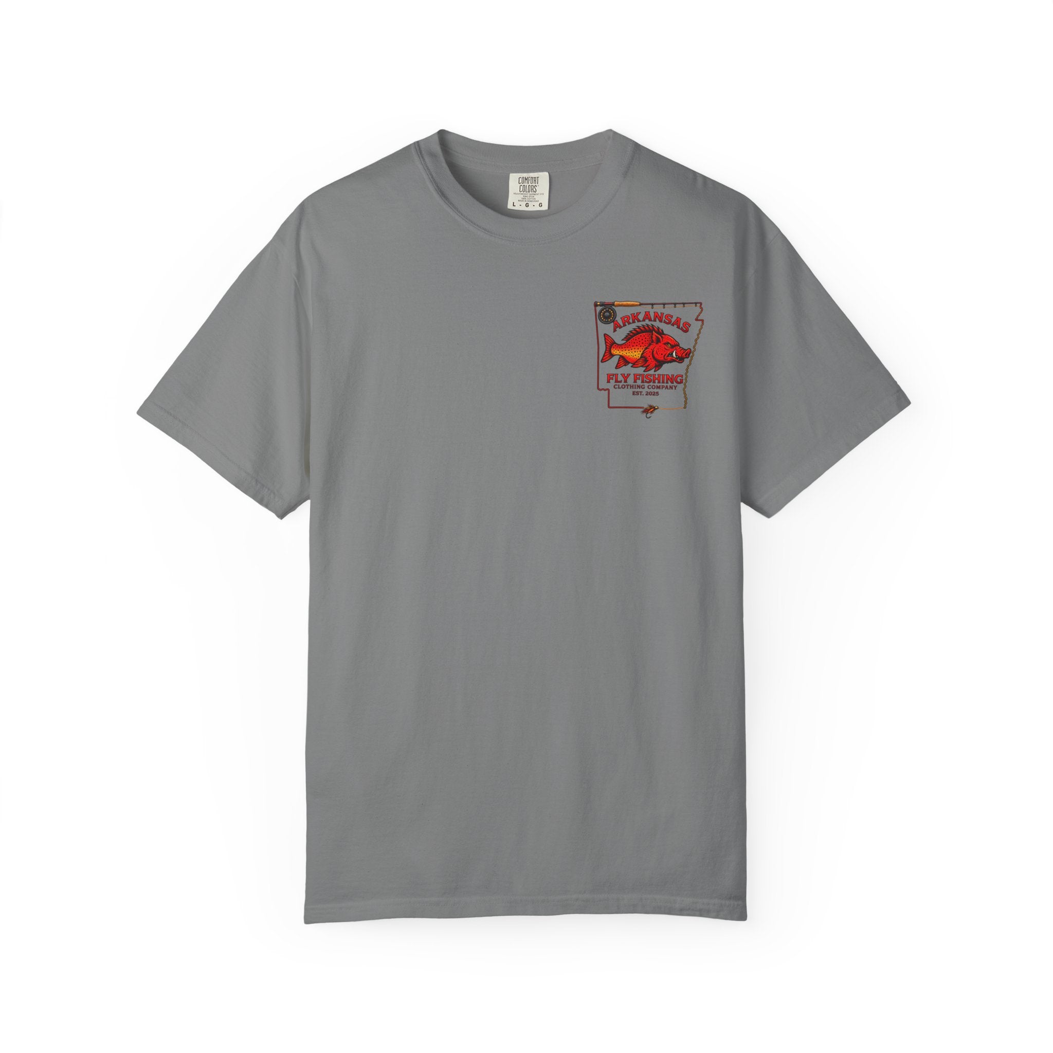 Arkansas Fly Fishing Clothing Company T-Shirt — X-Ray Trout Anatomy Graphic