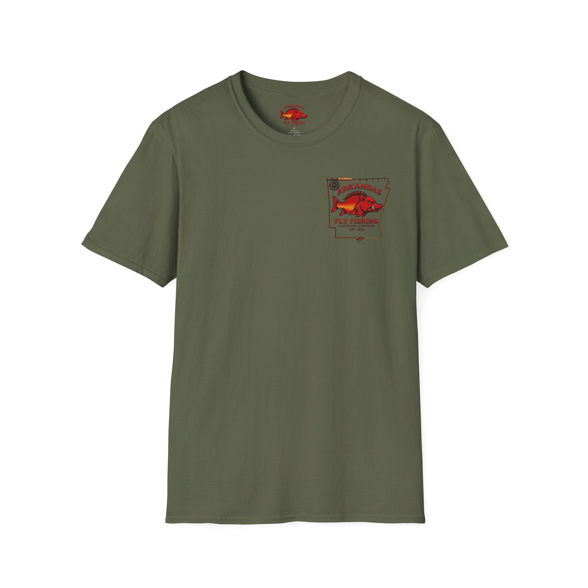 AFFCC Arkansas Fly Fishing  Tee — Vintage Trout Logo T-Shirt