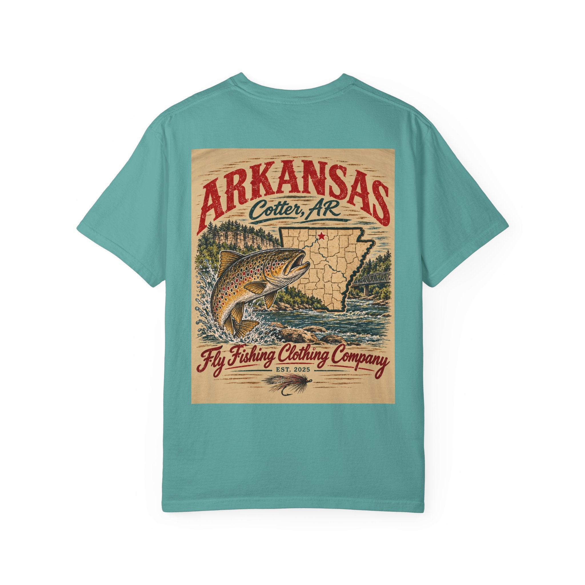 AFFCC T-Shirt — Retro 'Arkansas' Graphic Cotter Arkansas Logo Tee