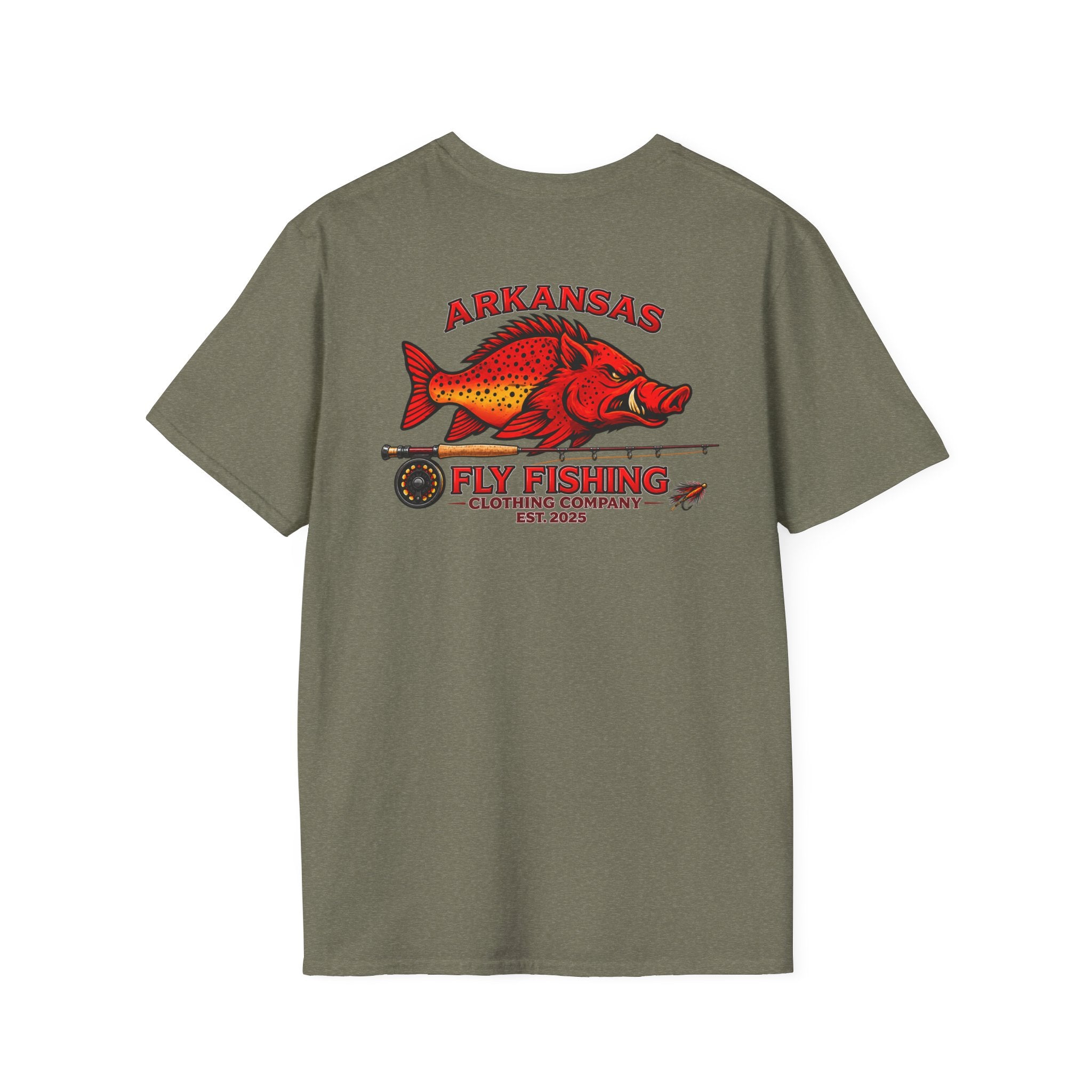 AFFCC Arkansas Fly Fishing Hog/Trout Logo T-Shirt
