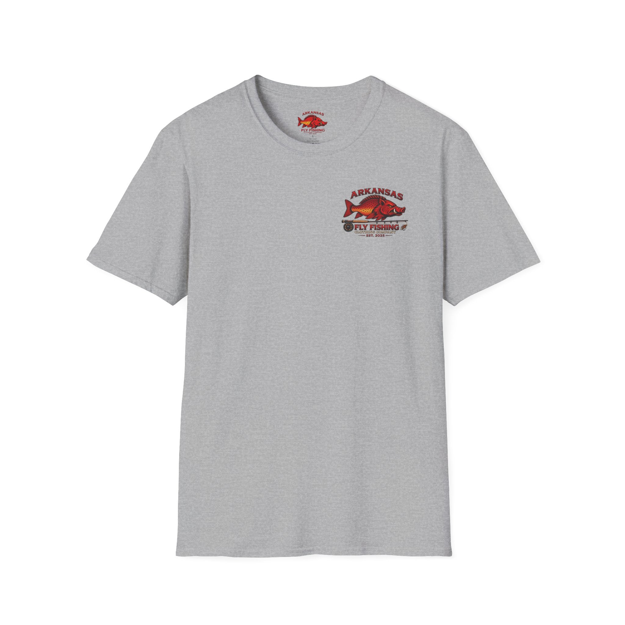 AFFCC Hog/Trout With Fly Rod T-Shirt — Arkansas Fly Fishing Clothing Company Graphic Tee