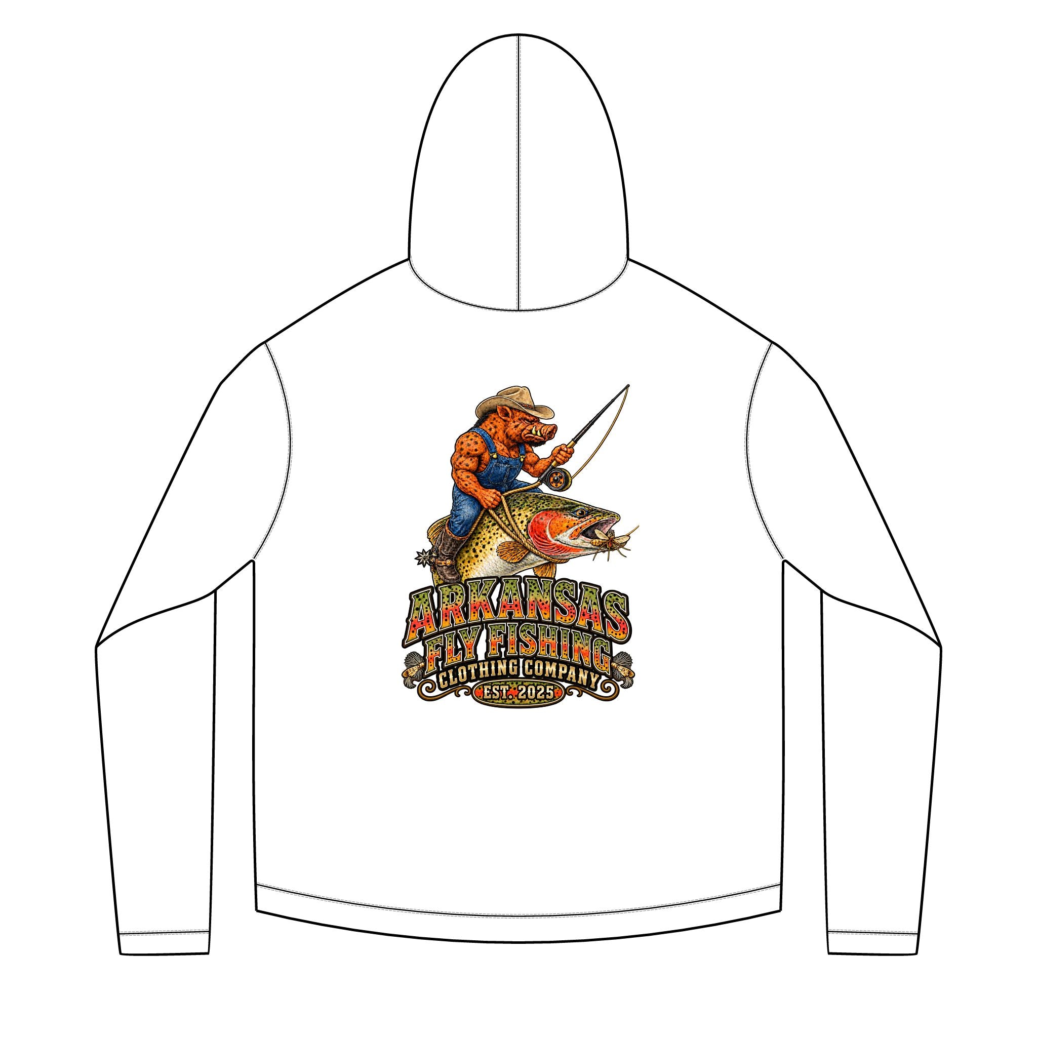 AFFCC Hog/ Man Hybrid Riding Cutthroat Sun Hoodie — Sun Hoodie