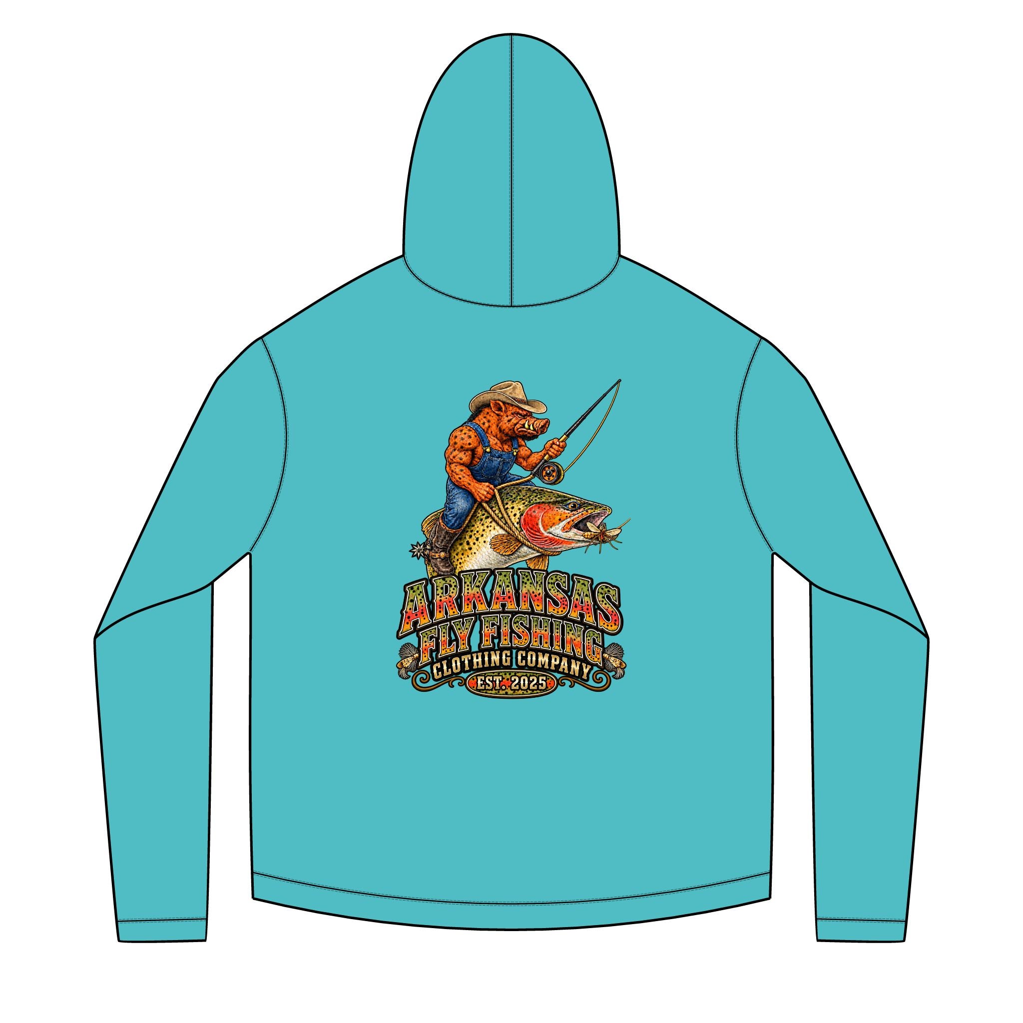 AFFCC Hog/ Man Hybrid Riding Cutthroat Sun Hoodie — Sun Hoodie