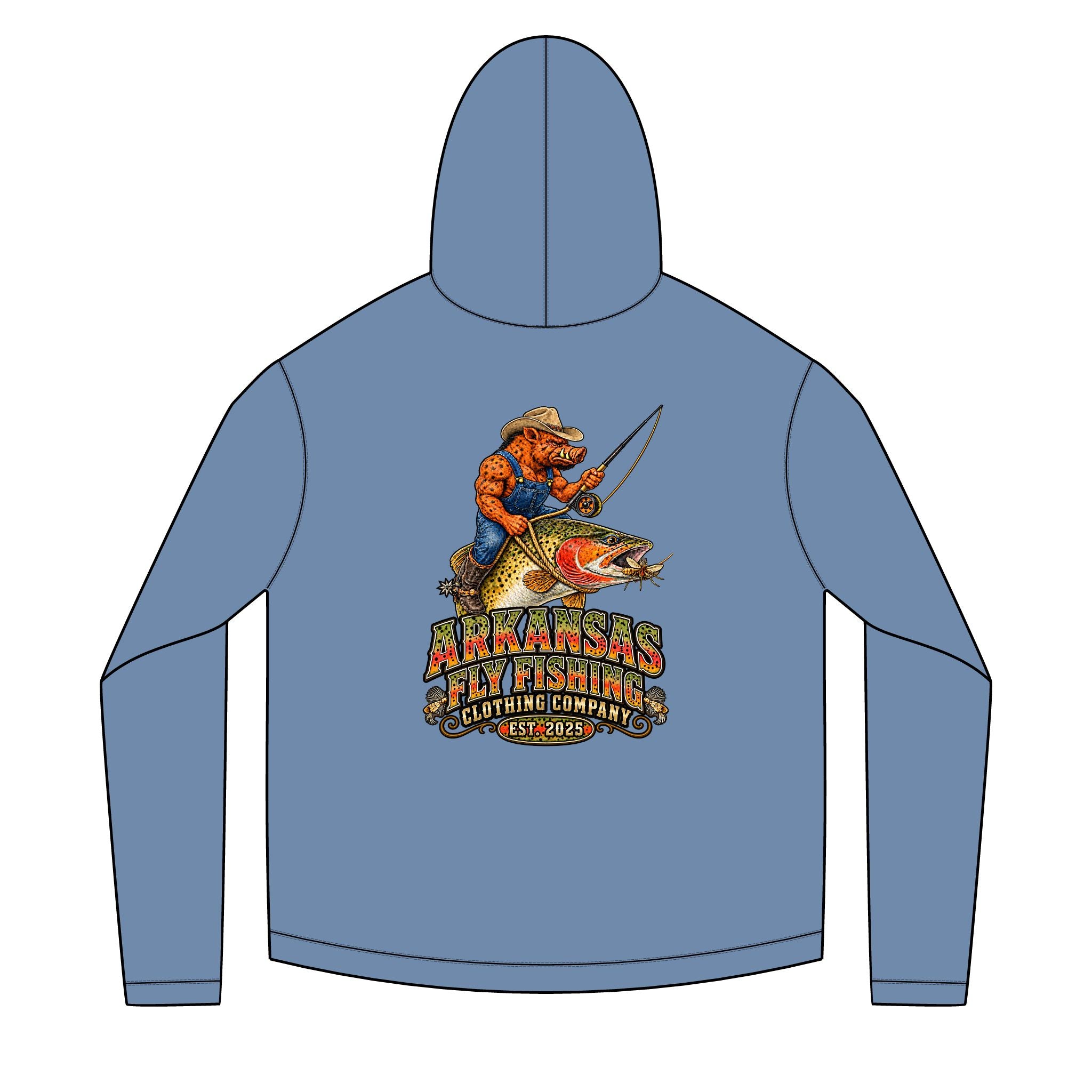 AFFCC Hog/ Man Hybrid Riding Cutthroat Sun Hoodie — Sun Hoodie