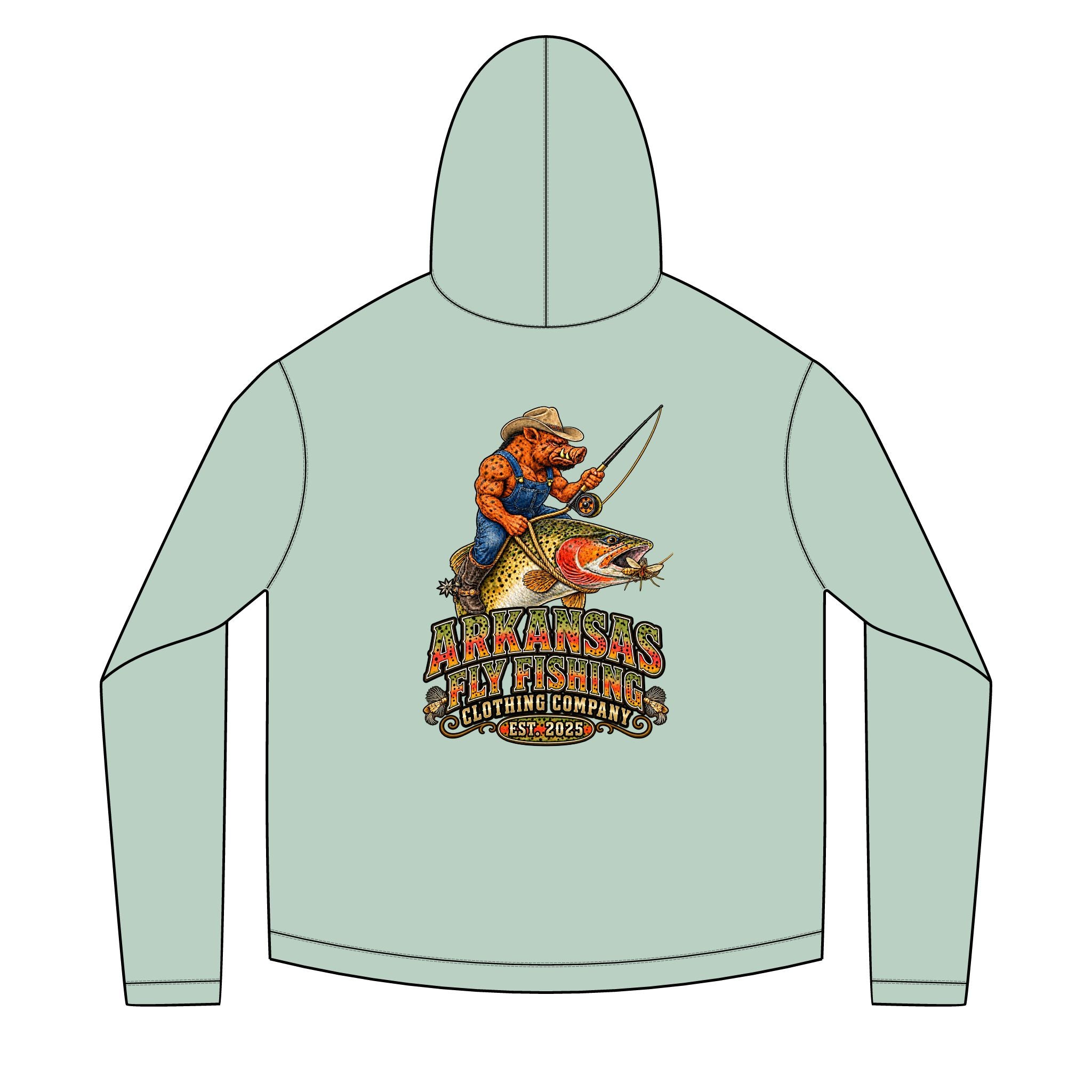 AFFCC Hog/ Man Hybrid Riding Cutthroat Sun Hoodie — Sun Hoodie