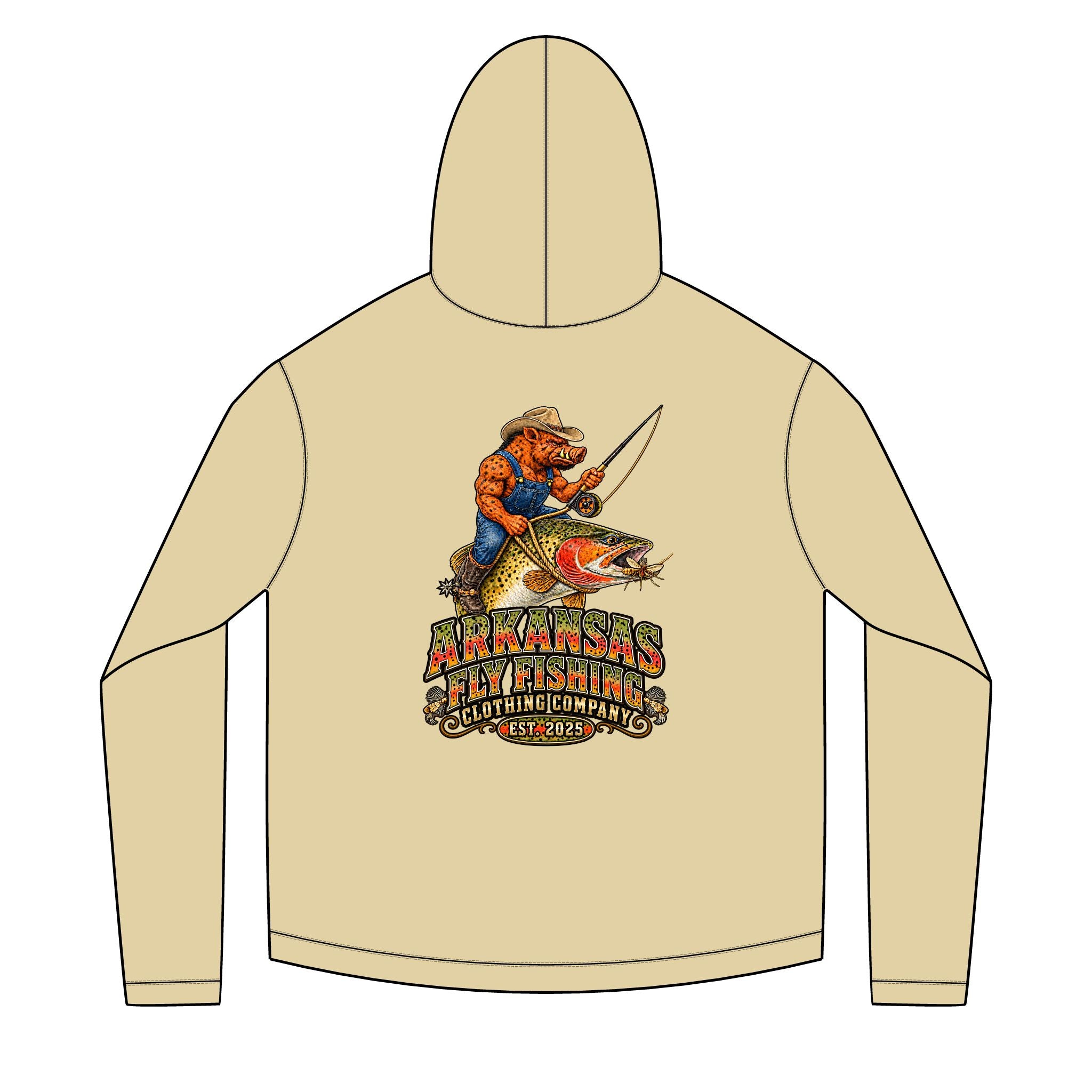 AFFCC Hog/ Man Hybrid Riding Cutthroat Sun Hoodie — Sun Hoodie