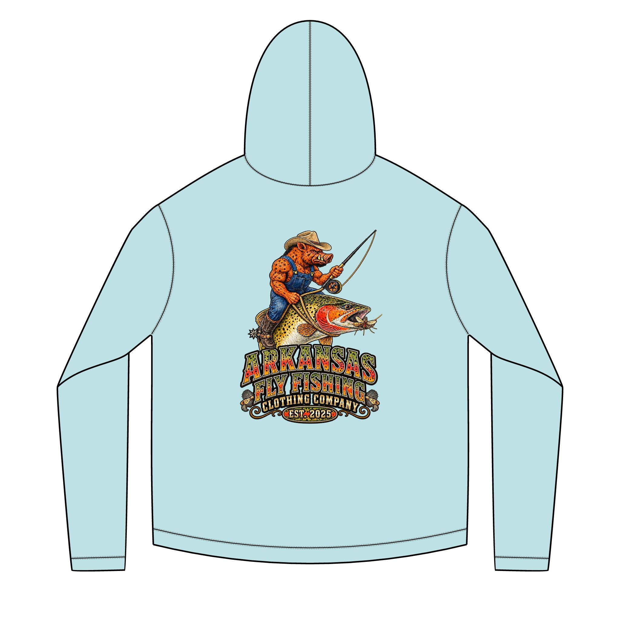 AFFCC Hog/ Man Hybrid Riding Cutthroat Sun Hoodie — Sun Hoodie