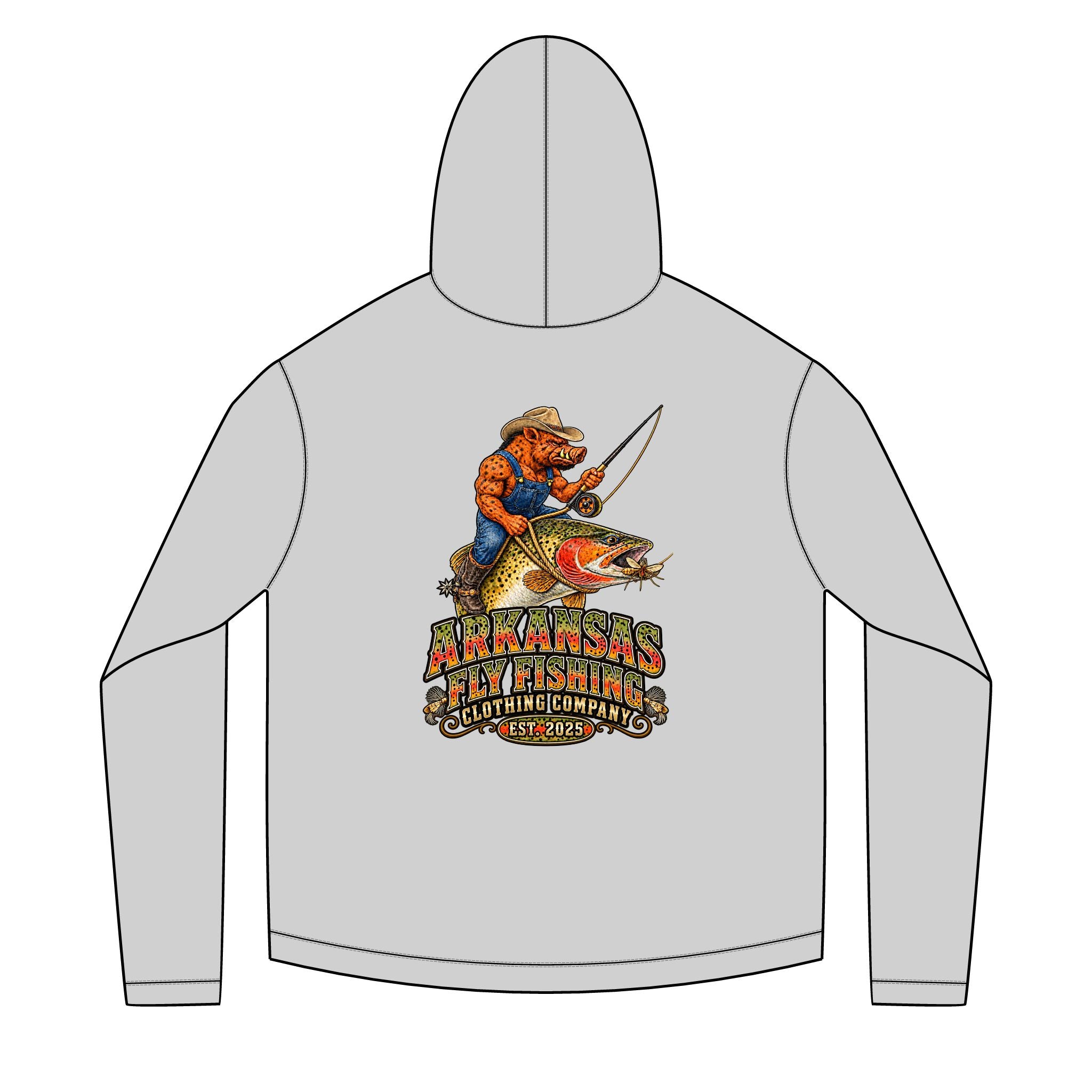 AFFCC Hog/ Man Hybrid Riding Cutthroat Sun Hoodie — Sun Hoodie