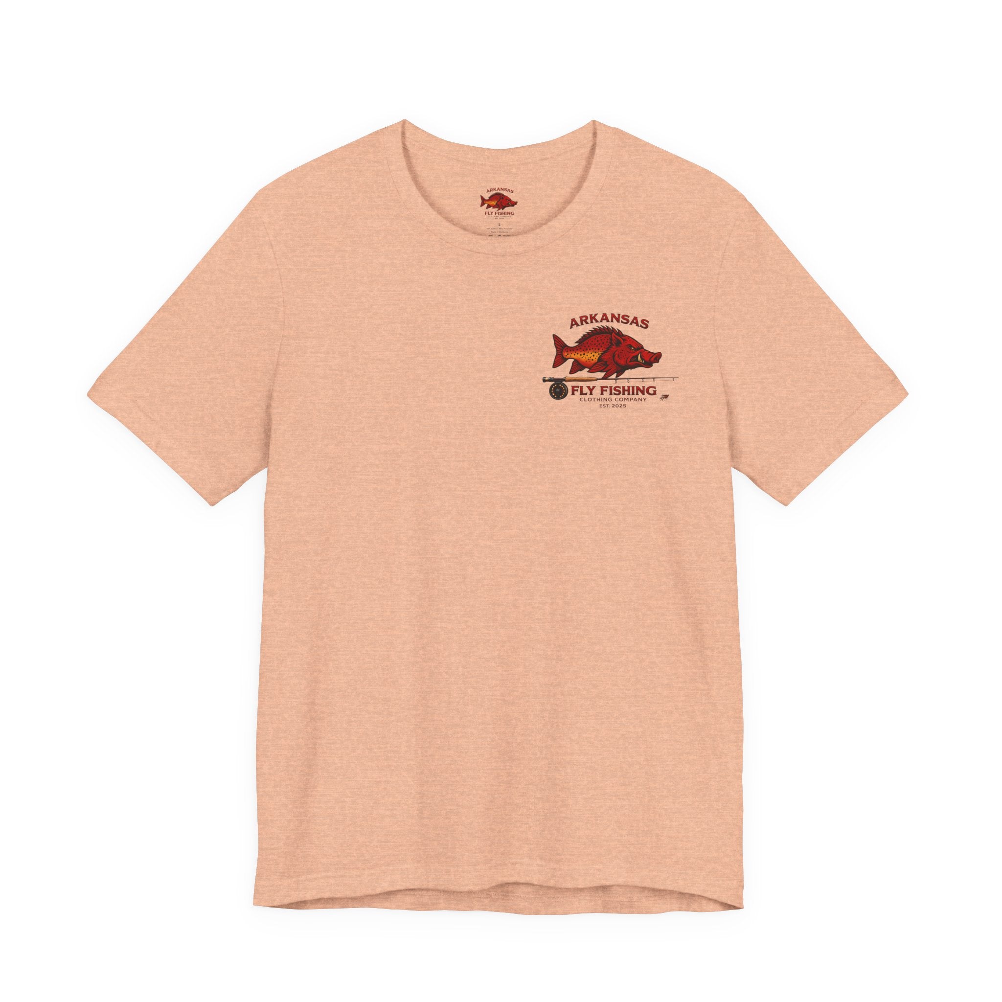 Athletic Fit Runs Small AFFCC Fly Shop T-Shirt — Retro Fish Sign Graphic Tee (AFFC Fly Shop)