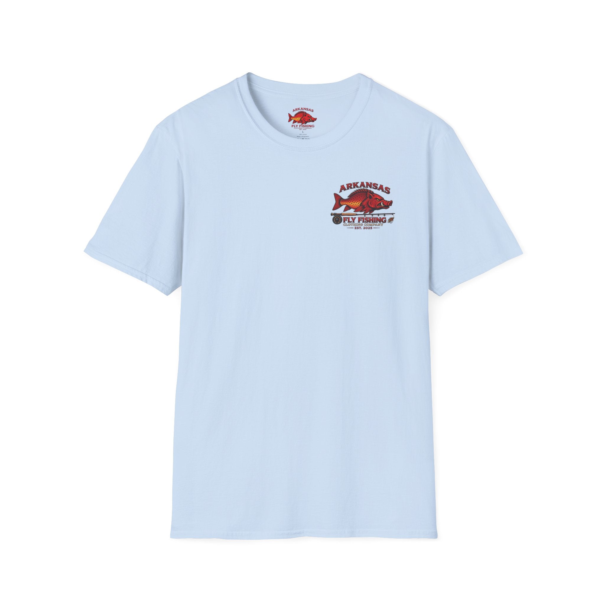 AFFCC Hog/Trout With Fly Rod T-Shirt — Arkansas Fly Fishing Clothing Company Graphic Tee