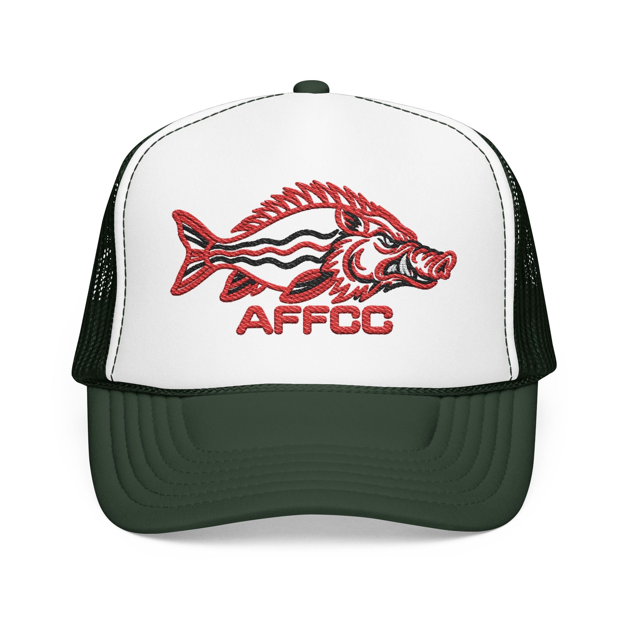 AFFCC Embroidered Foam Trucker Hat — AFFOC Fishing Foam Cap