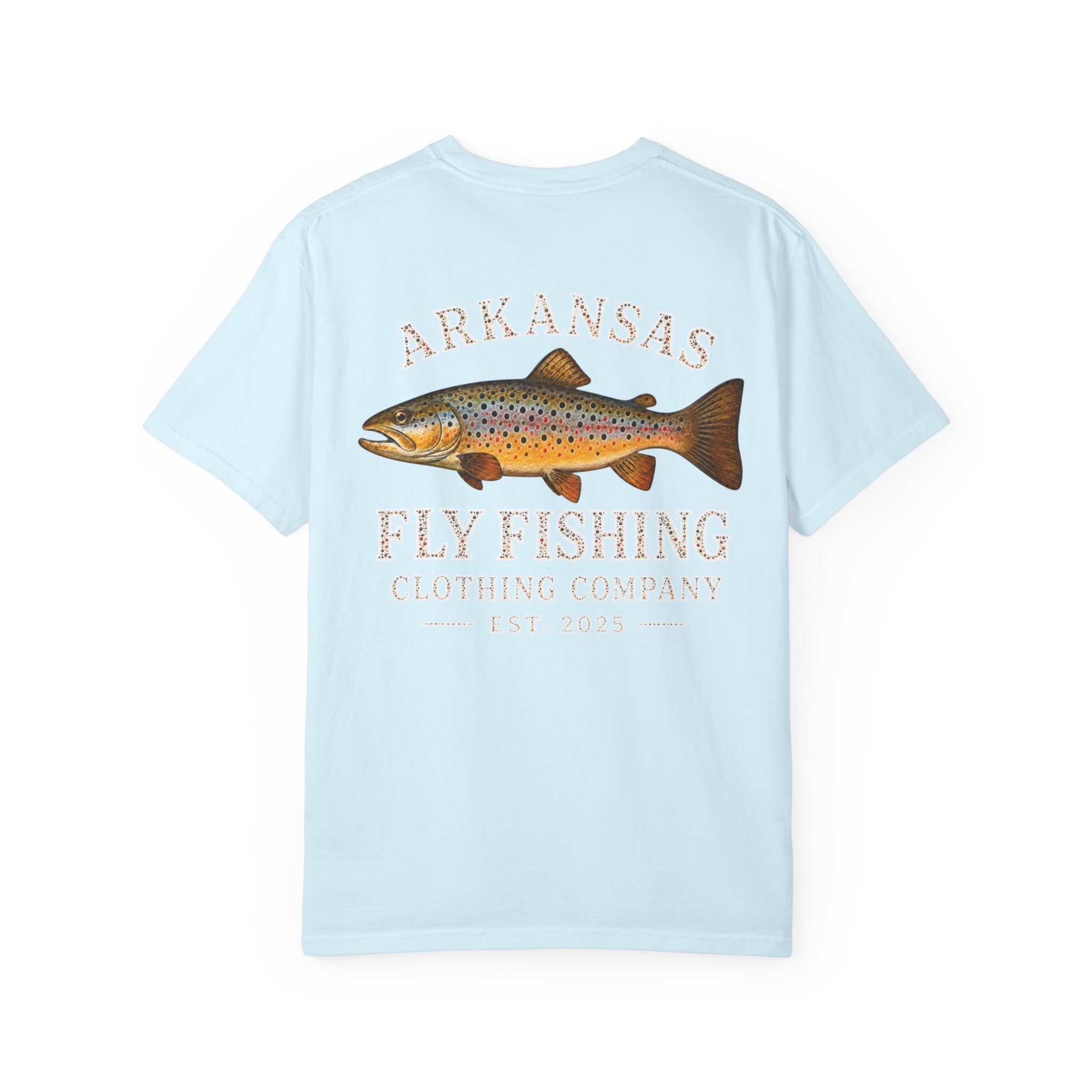 Arkansas Fly Fishing T-Shirt — Brown Trout Graphic Tee