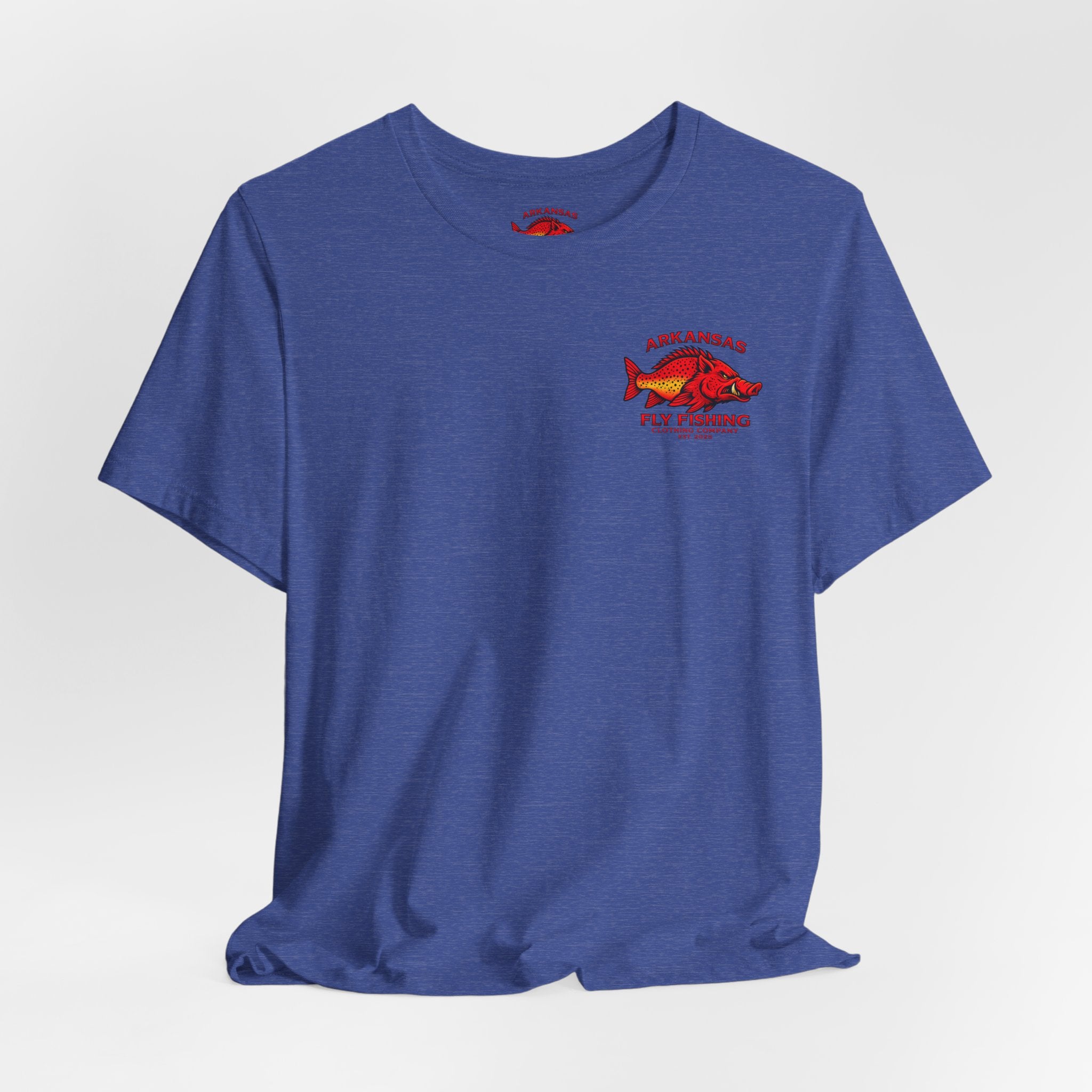 Athletic fit Runs Small Arkansas Fly Fishing Clothing Company Tee — Cutthroat Trout Graphic Short Sleeve Shirt