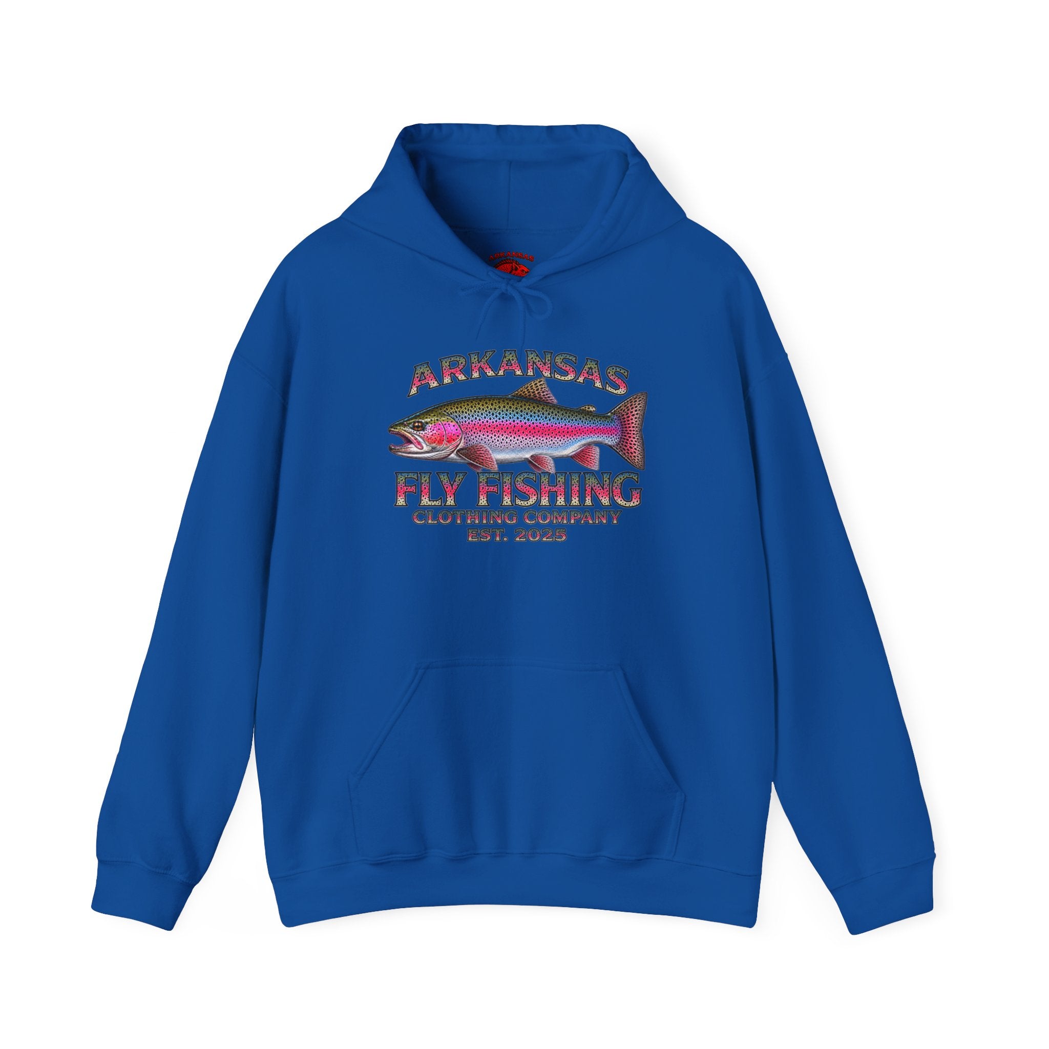 Arkansas Fly Fishing Clothing Company Hoodie – Rainbow Trout Graphic Pullover