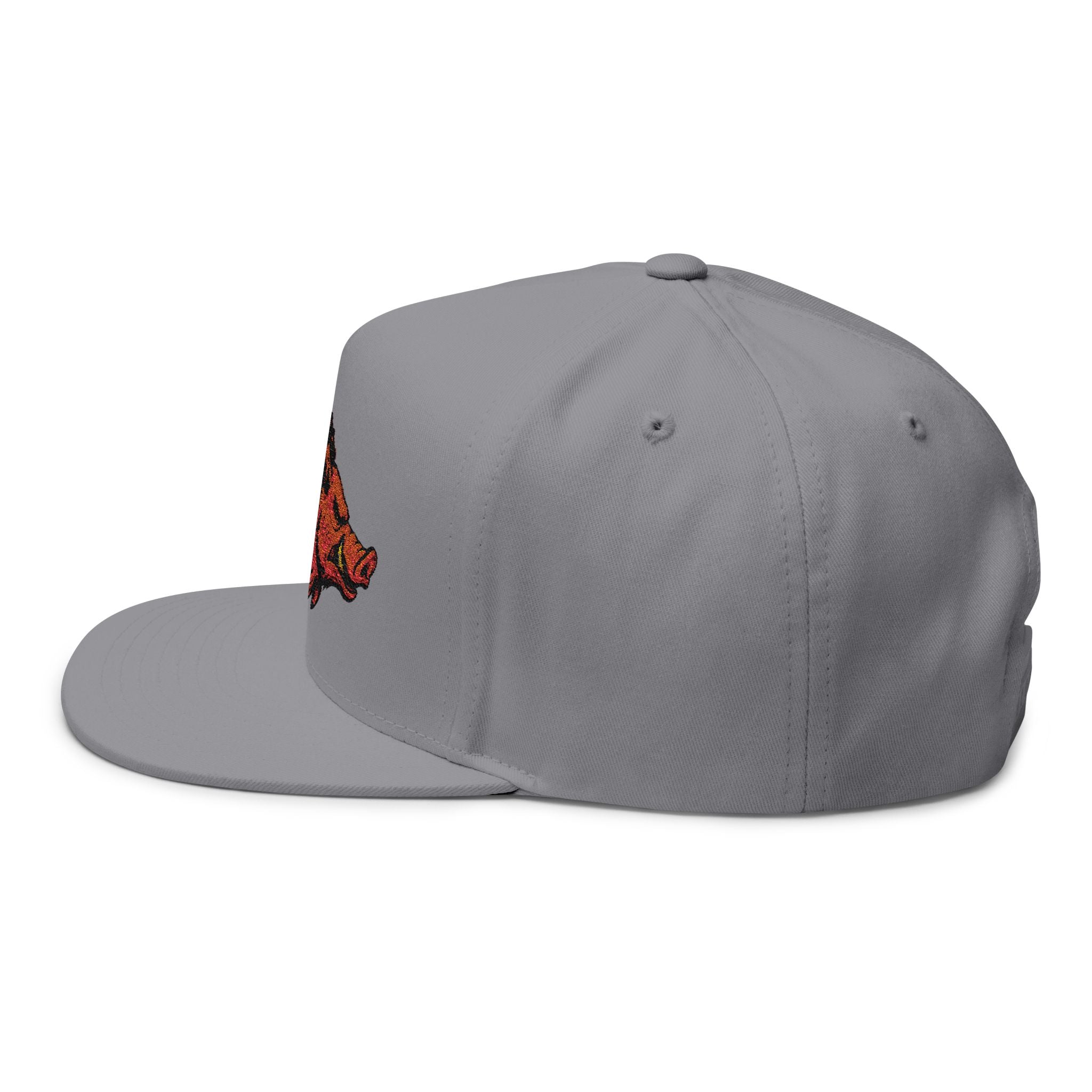 AFFCC Hog/Trout Embroidered Flat Bill Cap — AFCC Est. 2025 Snapback
