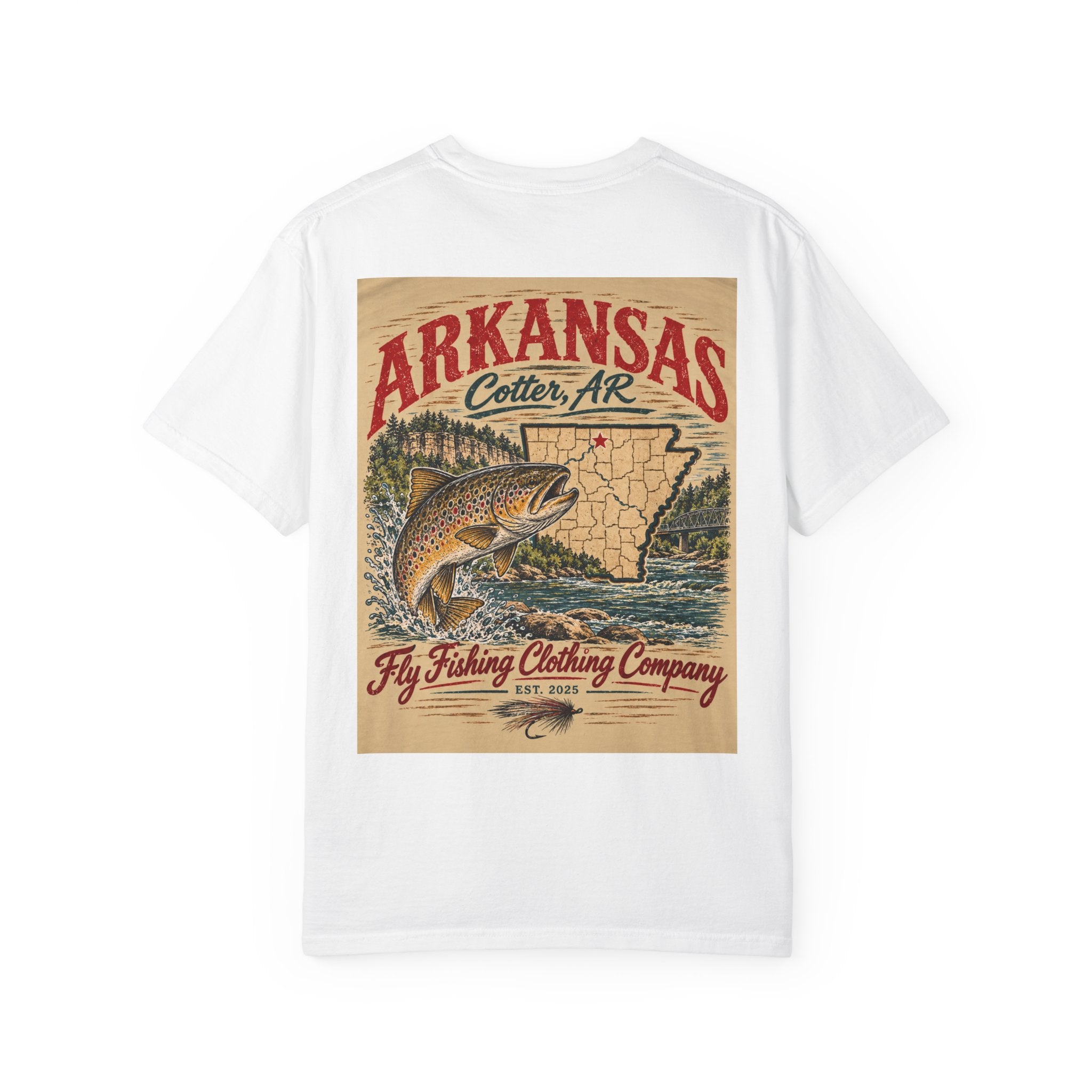 AFFCC T-Shirt — Retro 'Arkansas' Graphic Cotter Arkansas Logo Tee
