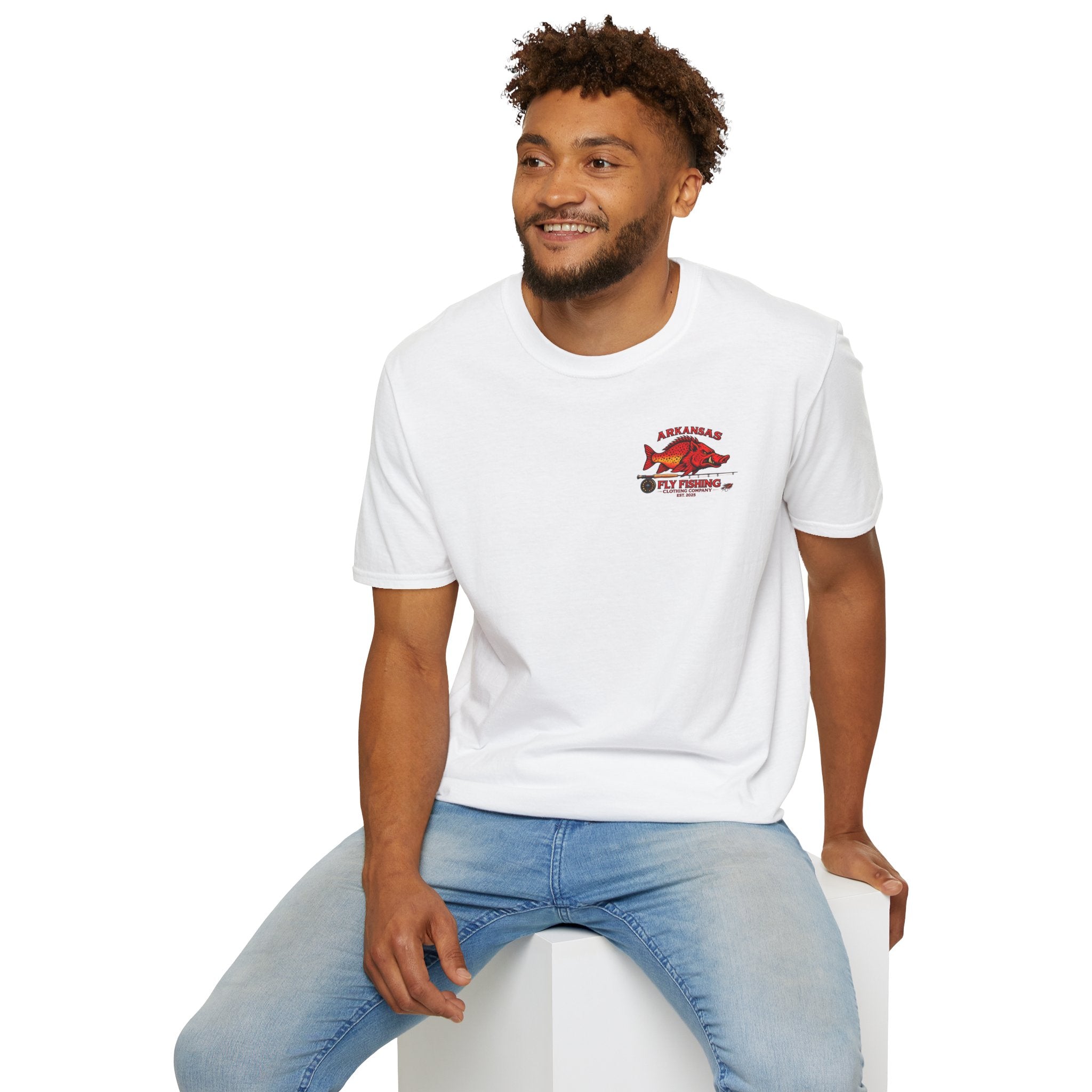 AFFCC Arkansas Fly Fishing Clothing Company Logo T-Shirt | Retro Sign Angler Shirt