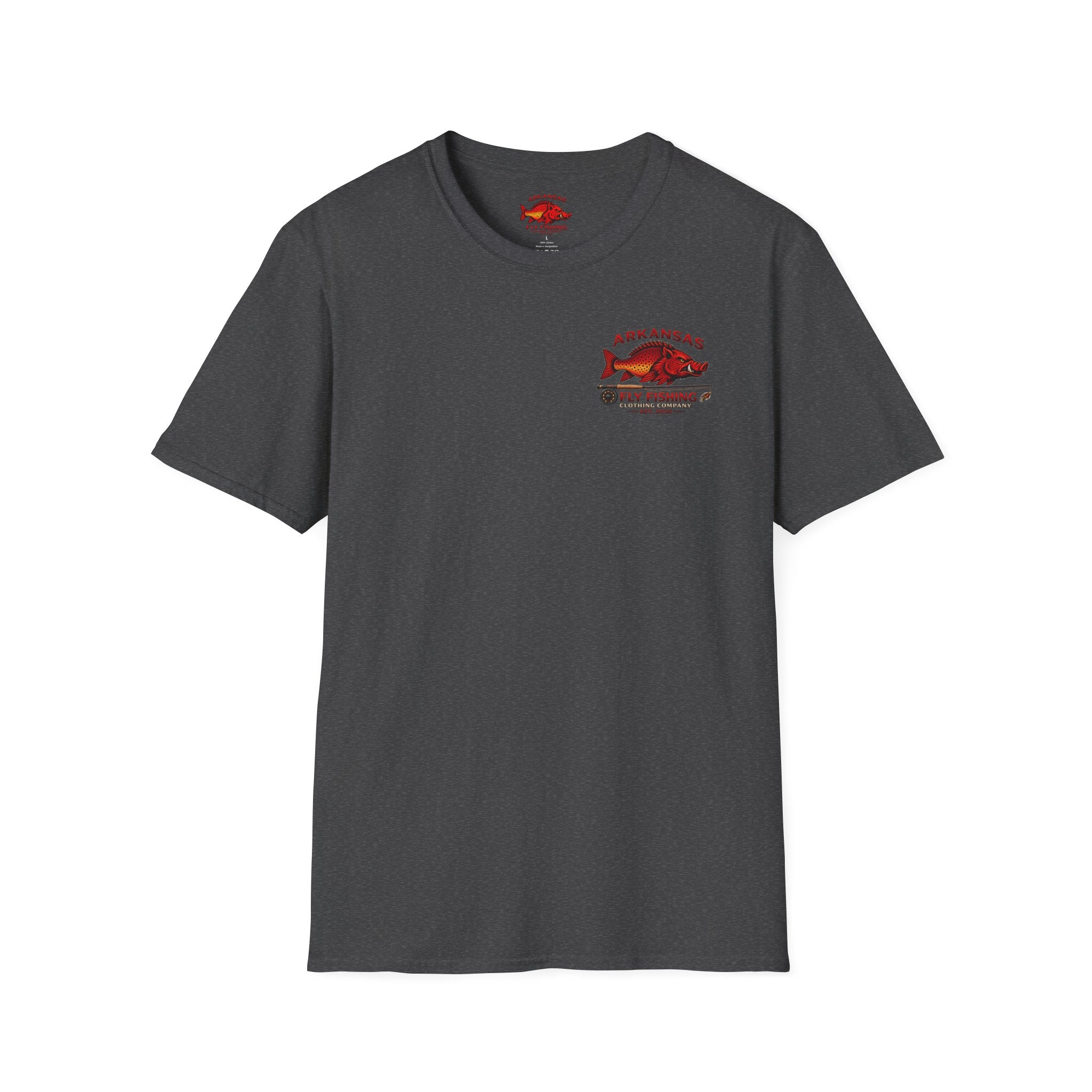 AFFCC Hog/Trout With Fly Rod T-Shirt — Arkansas Fly Fishing Clothing Company Graphic Tee