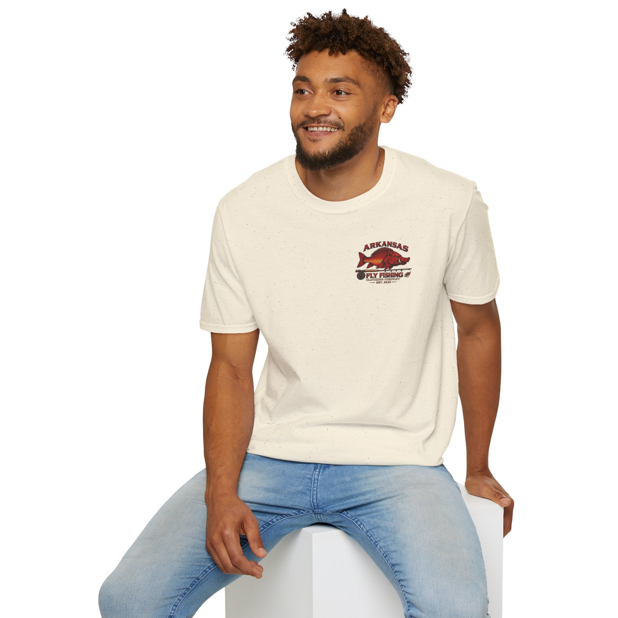 AFFCC Hog/Trout With Fly Rod T-Shirt — Arkansas Fly Fishing Clothing C ...