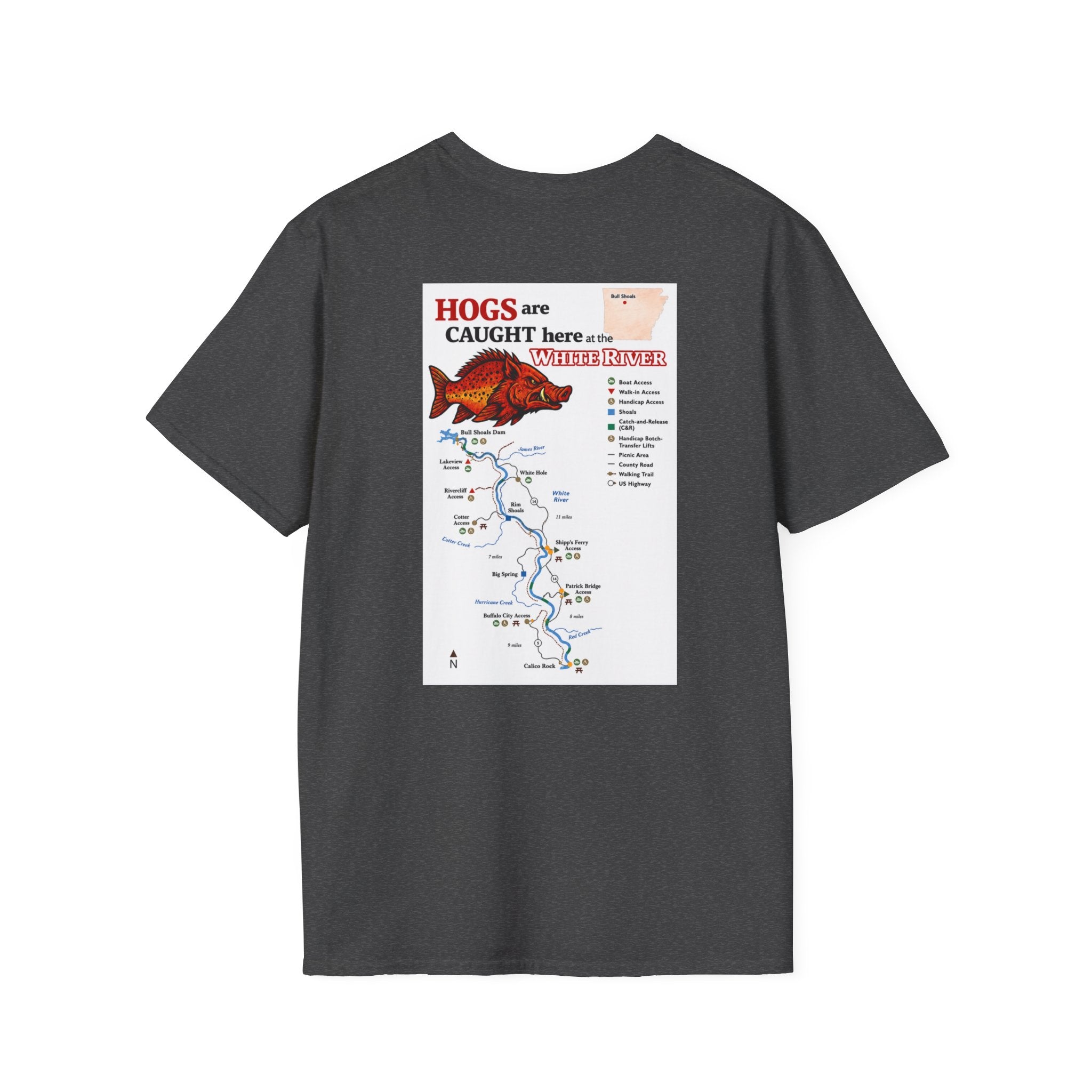 AFFCC Arkansas Fly Fishing  Tee — Vintage Trout Logo T-Shirt
