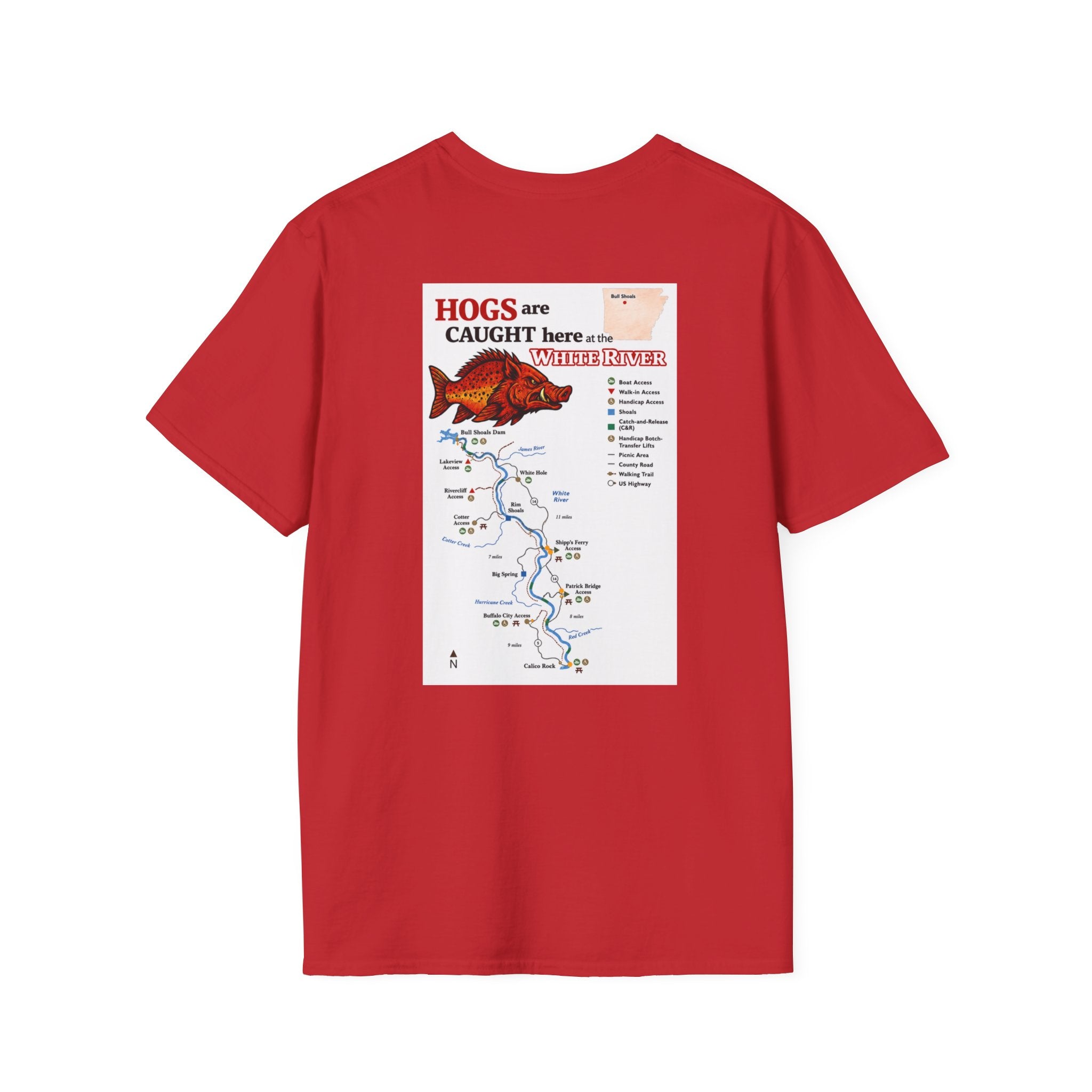 AFFCC Arkansas Fly Fishing  Tee — Vintage Trout Logo T-Shirt