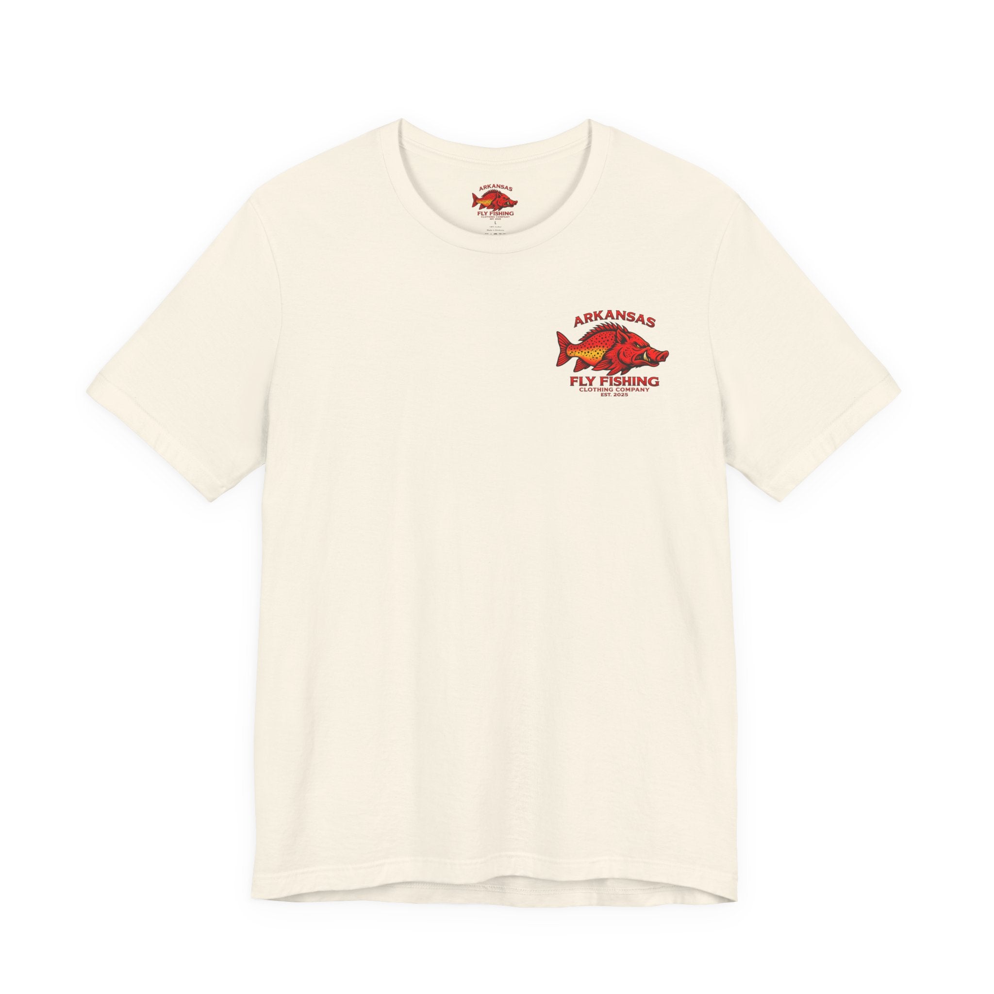 Athletic fit Runs Small Arkansas Fly Fishing Clothing Company Tee — Cutthroat Trout Graphic Short Sleeve Shirt