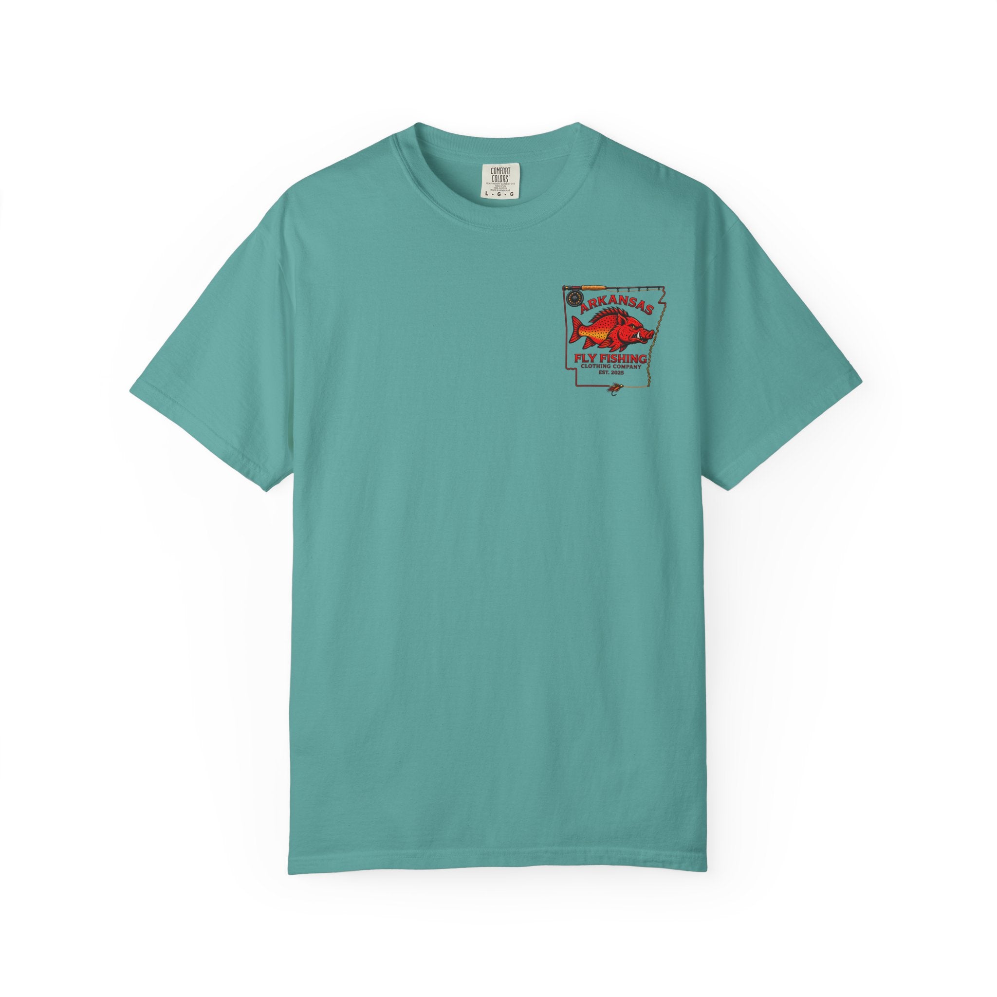 Arkansas Fly Fishing Clothing Company T-Shirt — X-Ray Trout Anatomy Graphic