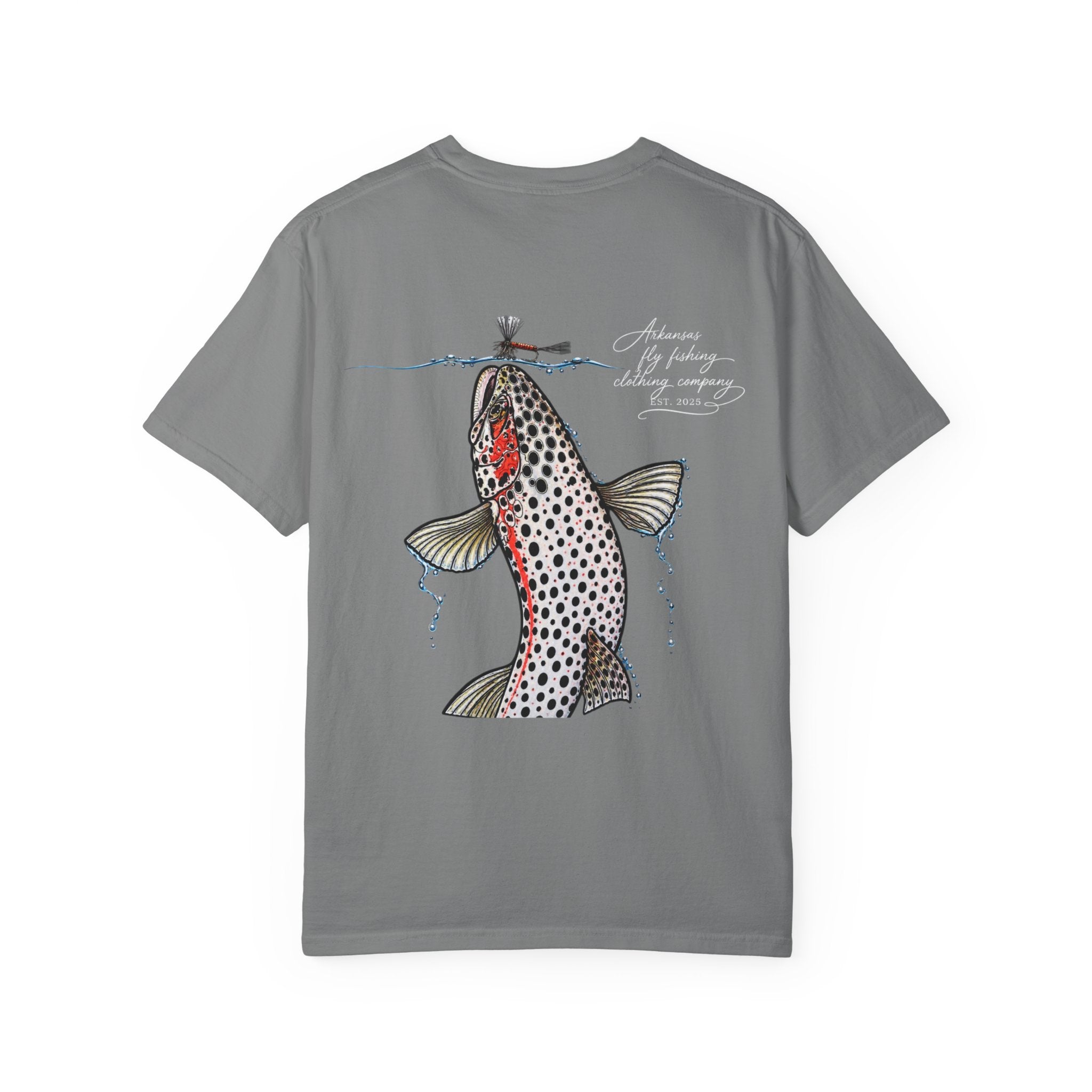 Trout Fly Fishing T-Shirt — Arkansas Fly Fishing Clothing Company Graphic Tee