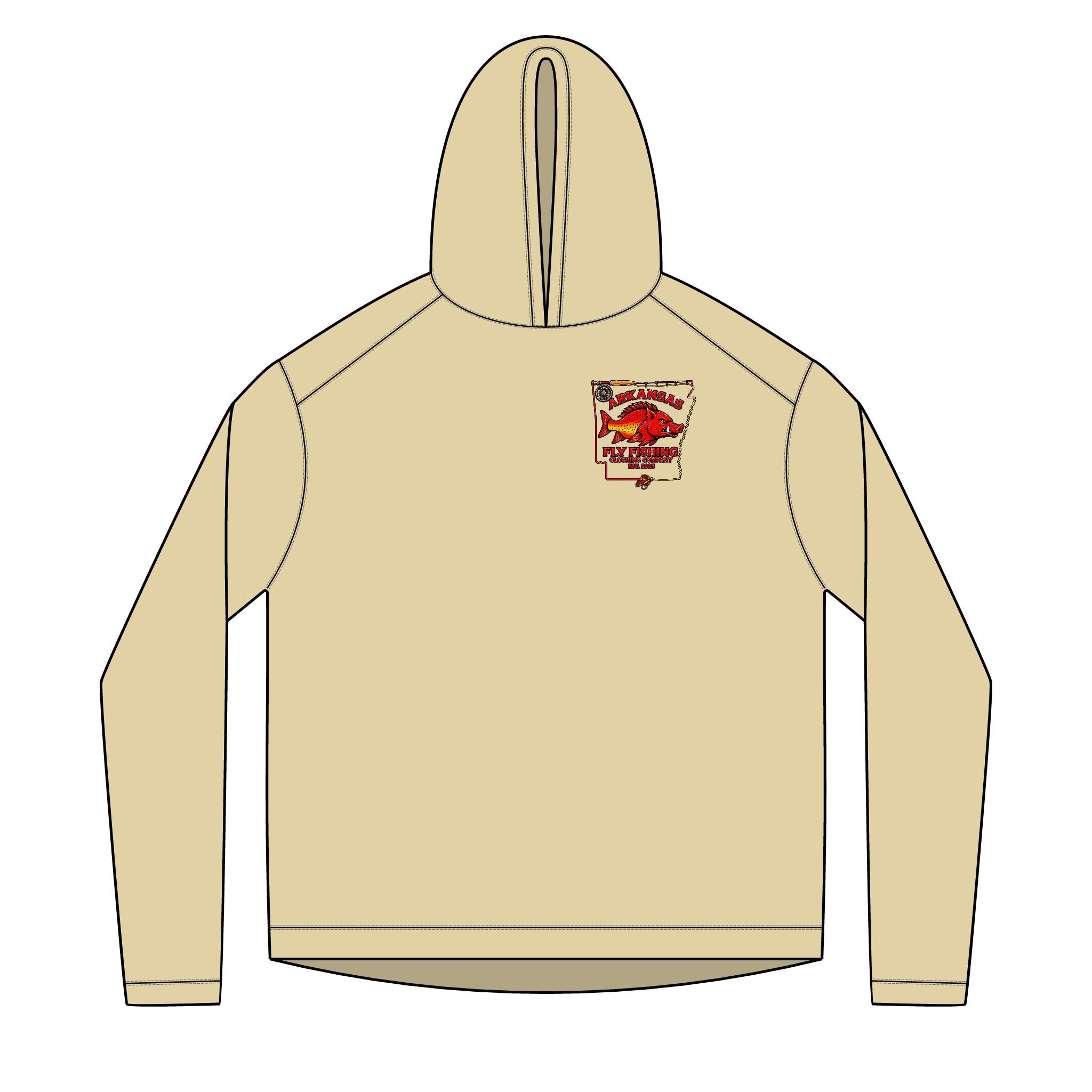 AFFCC Hog/ Man Hybrid Riding Cutthroat Sun Hoodie — Sun Hoodie