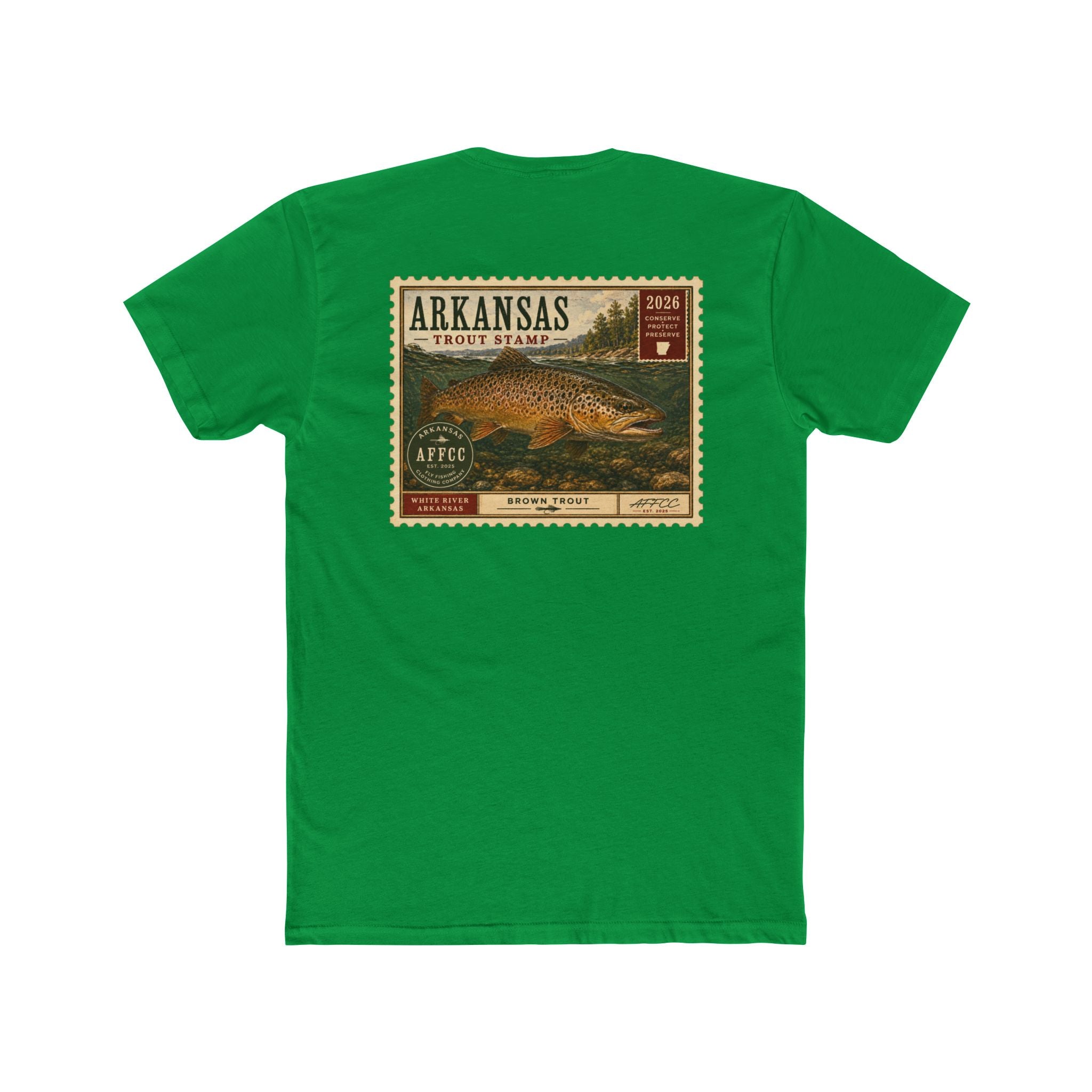 AFFCC Arkansas Trout Stamp T-Shirt — Vintage Fishing Tee