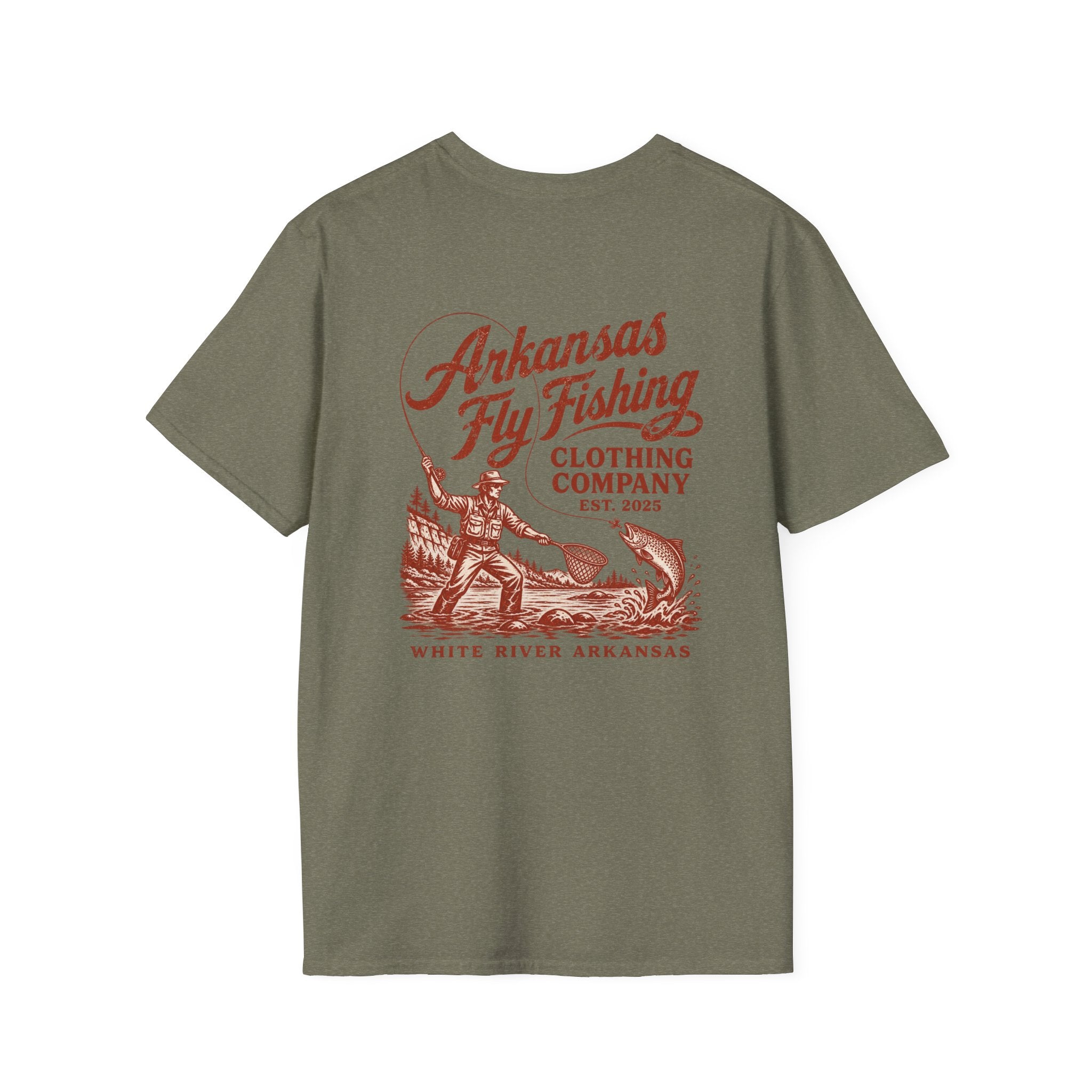 AFFCC Fly Fishing T-Shirt — Arkansas Hog/Trout Hybrid Graphic Tee