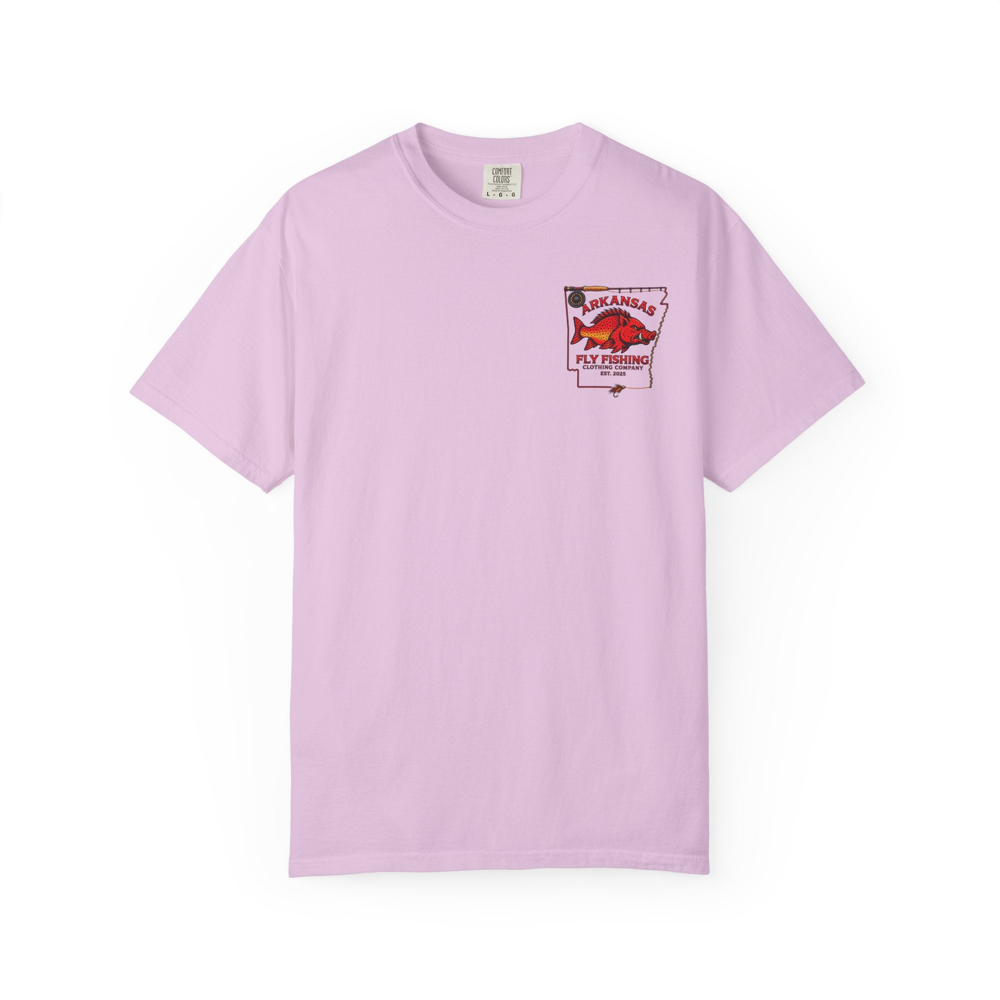 Arkansas Fly Fishing Clothing Company T-Shirt — X-Ray Trout Anatomy Graphic