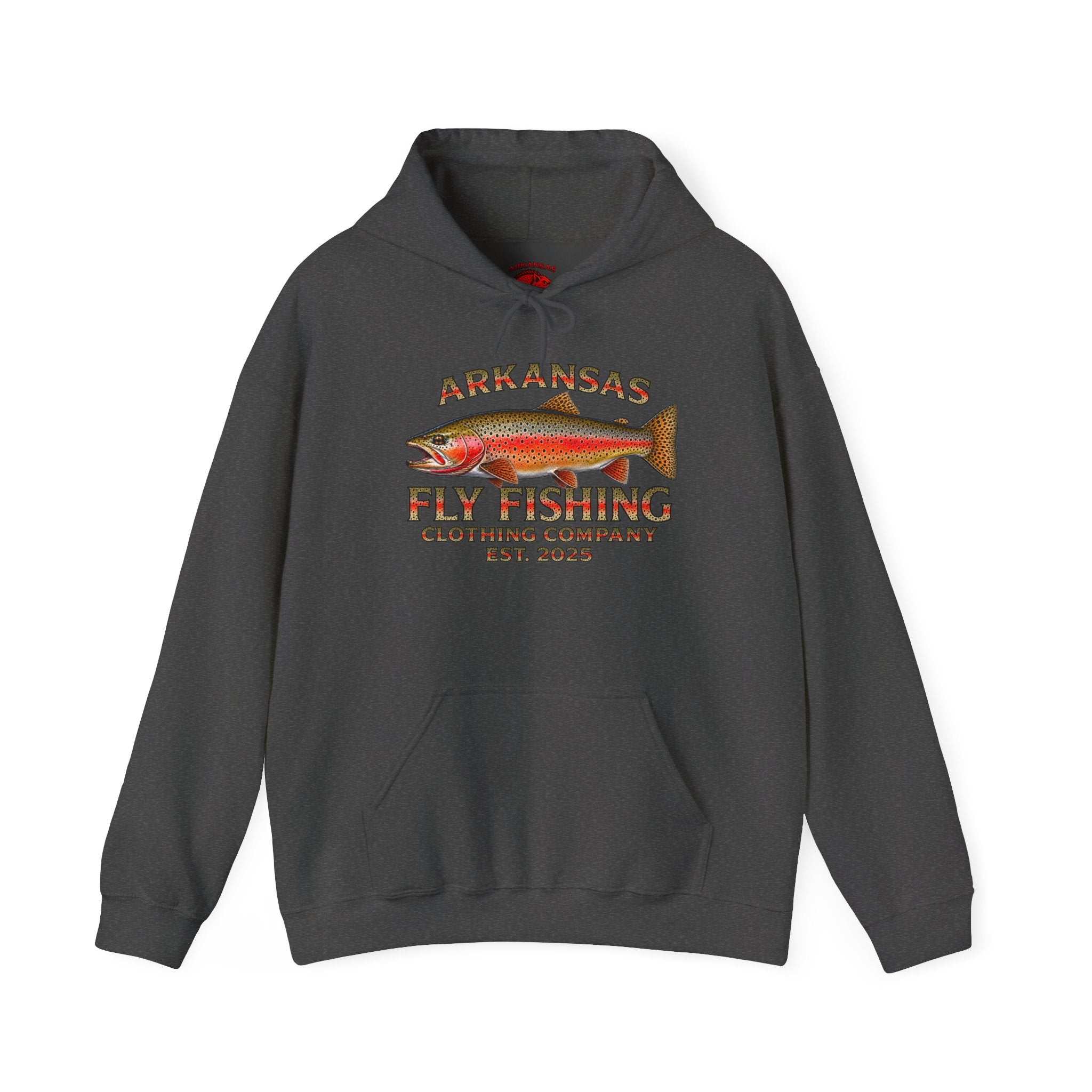 Arkansas Fly Fishing Clothing Company Hoodie — Cutthroat Trout Graphic Pullover