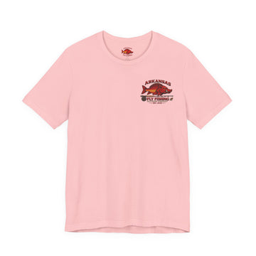Athletic fit Runs Small Arkansas Fly Fishing Clothing Company Tee – Rainbow Trout Graphic T-Shirt