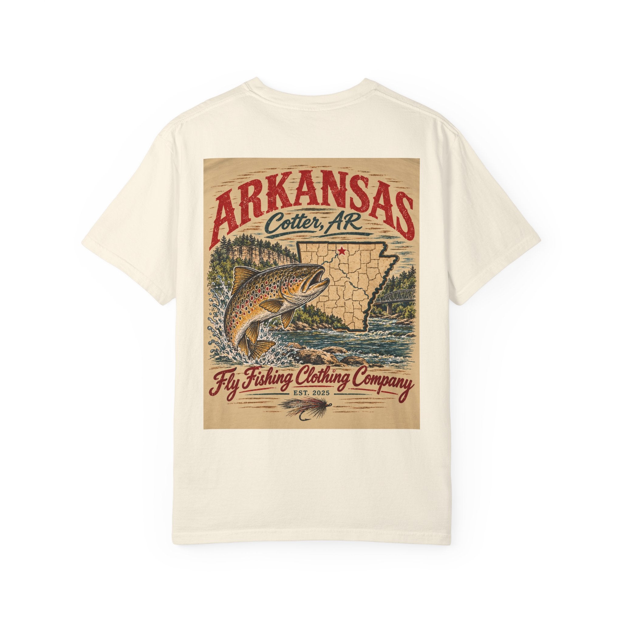 AFFCC T-Shirt — Retro 'Arkansas' Graphic Cotter Arkansas Logo Tee