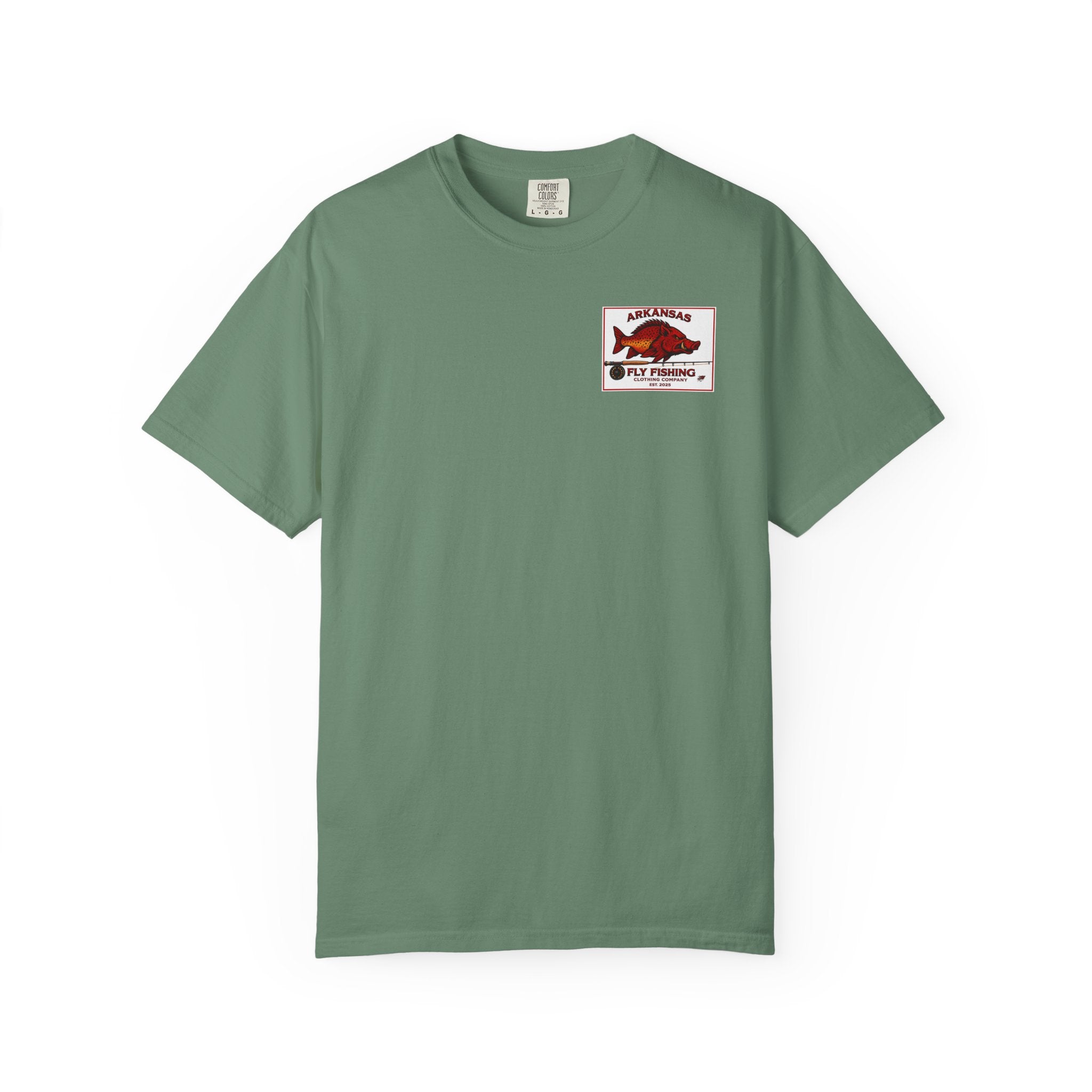 AFFCC Arkansas Fly Fishing Illustration T-Shirt | Vintage Angler Graphic