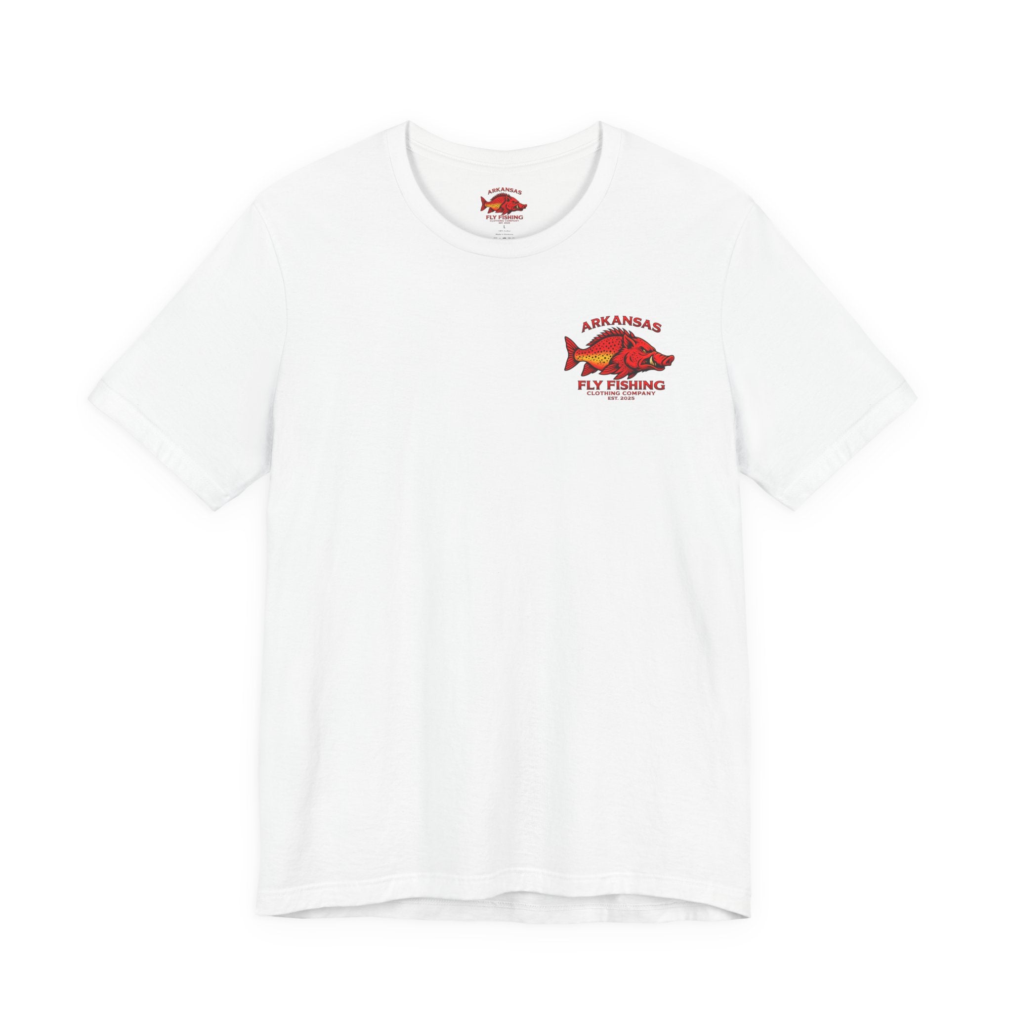 Athletic Fit Runs Small Arkansas Fly Fishing Clothing Company T-Shirt — Brooke Trout Graphic Tee