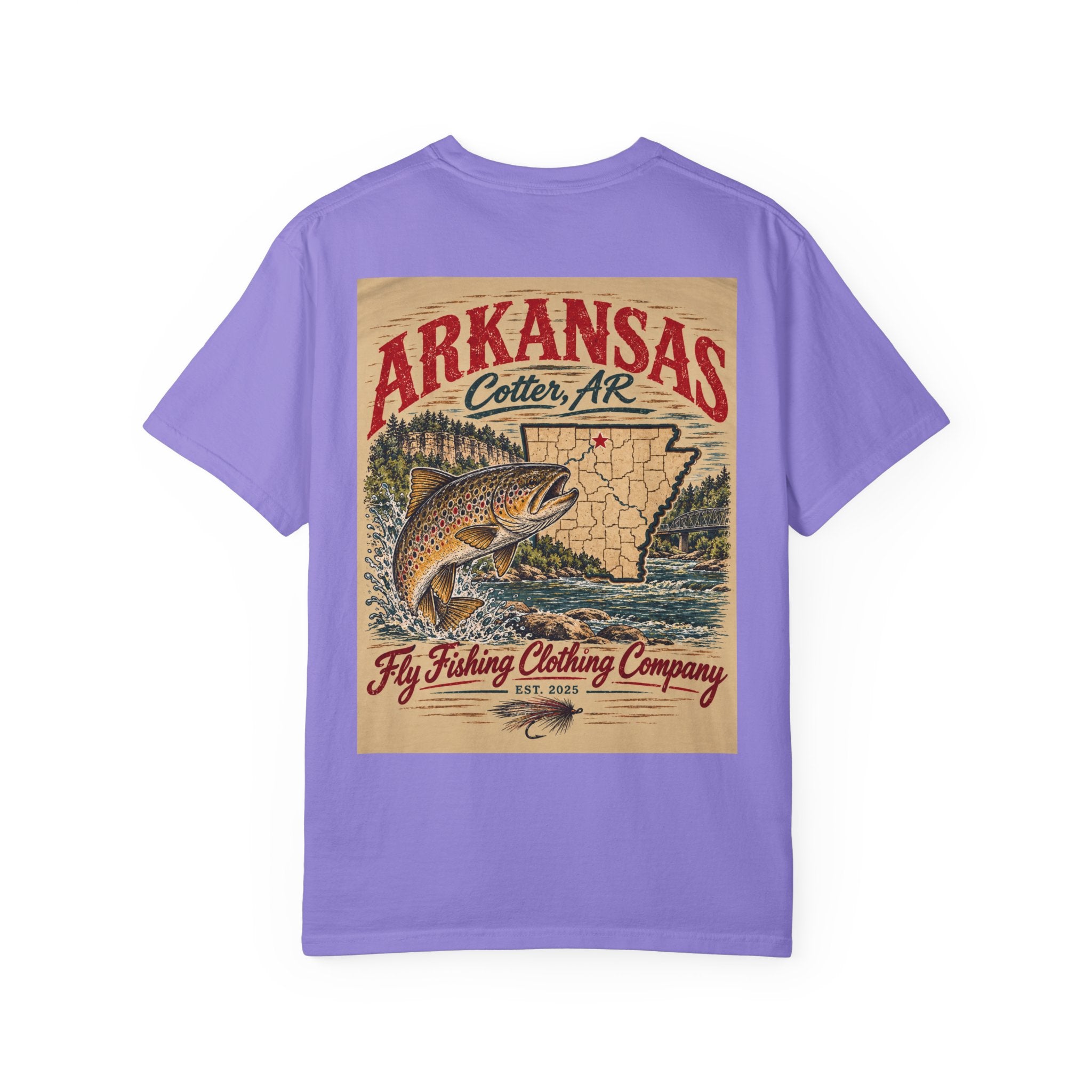 AFFCC T-Shirt — Retro 'Arkansas' Graphic Cotter Arkansas Logo Tee