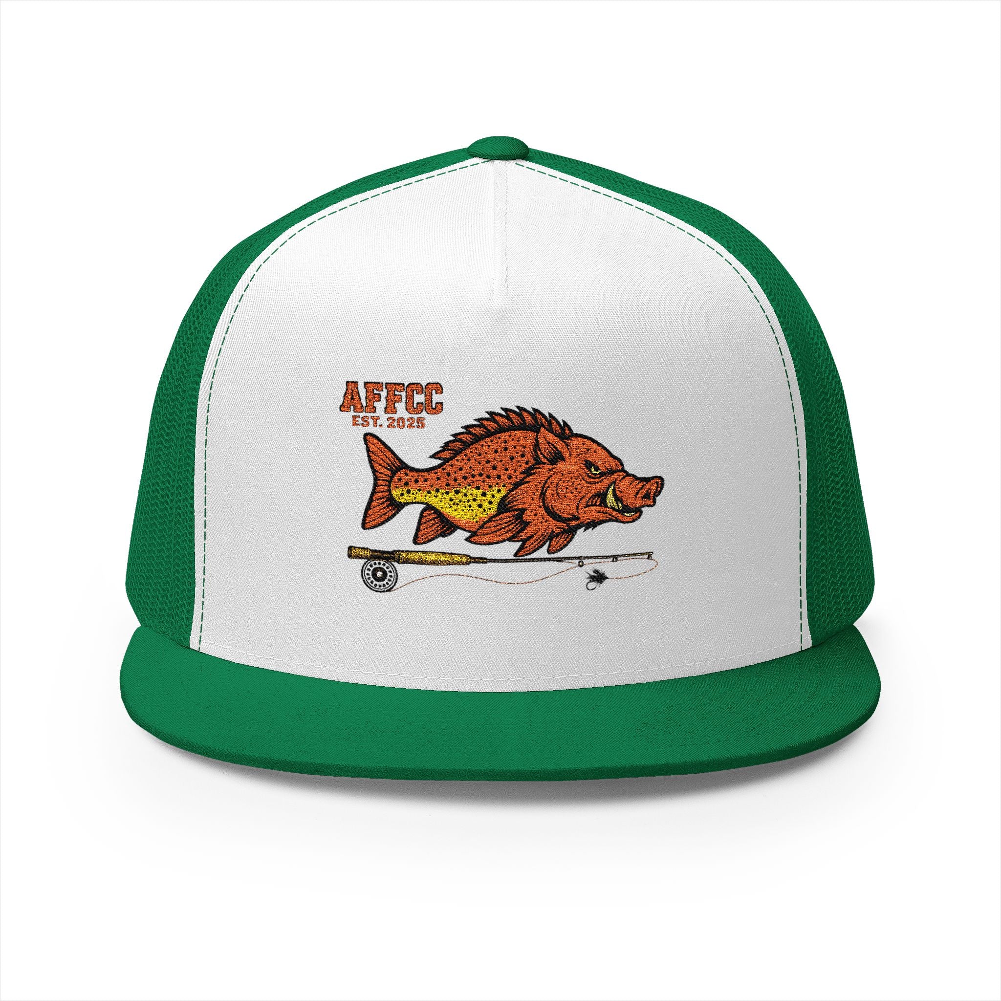 AFFCC Logo Trucker Hat – Arkansas Fly Fishing Clothing Company Trucker Snapback Hat