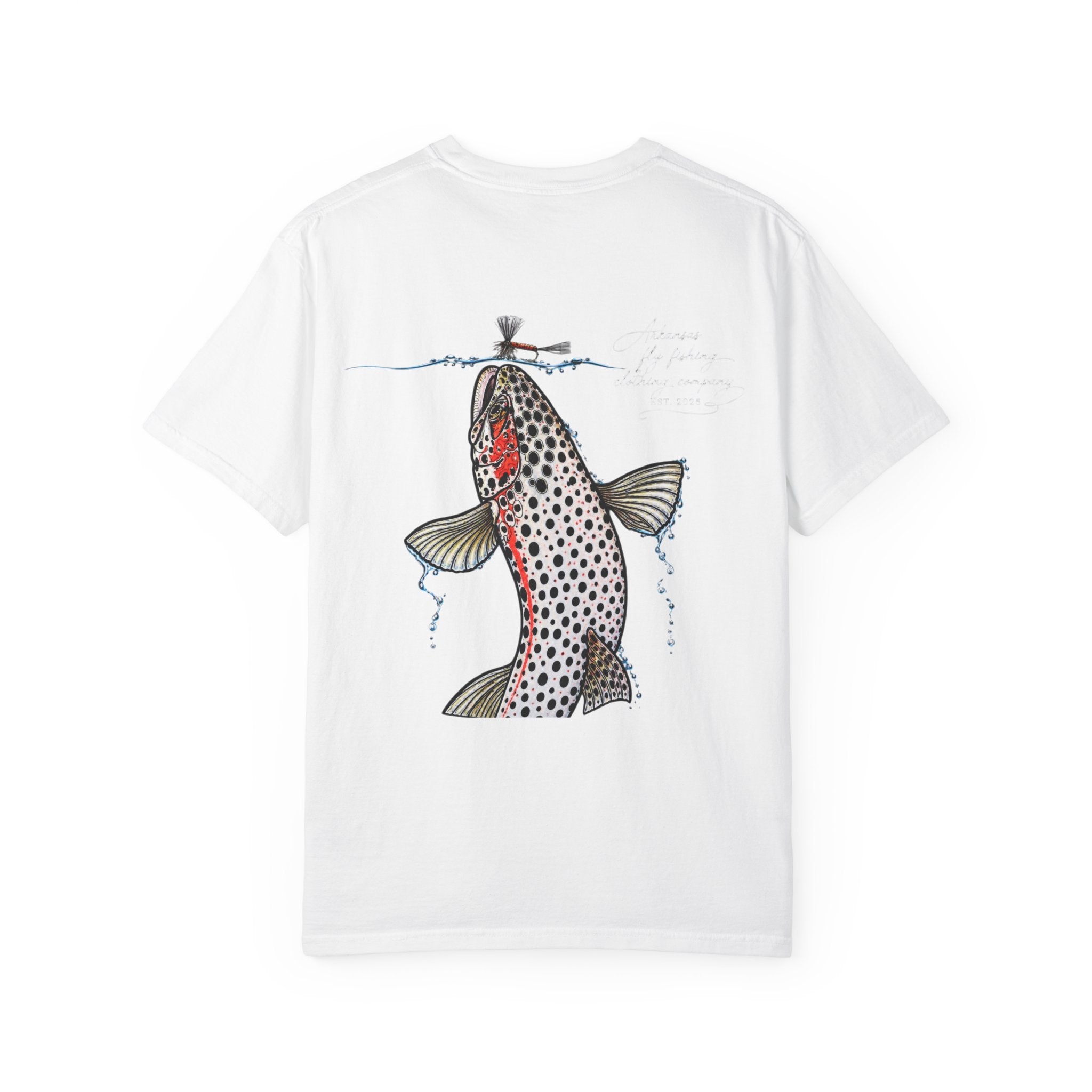 Trout Fly Fishing T-Shirt — Arkansas Fly Fishing Clothing Company Graphic Tee