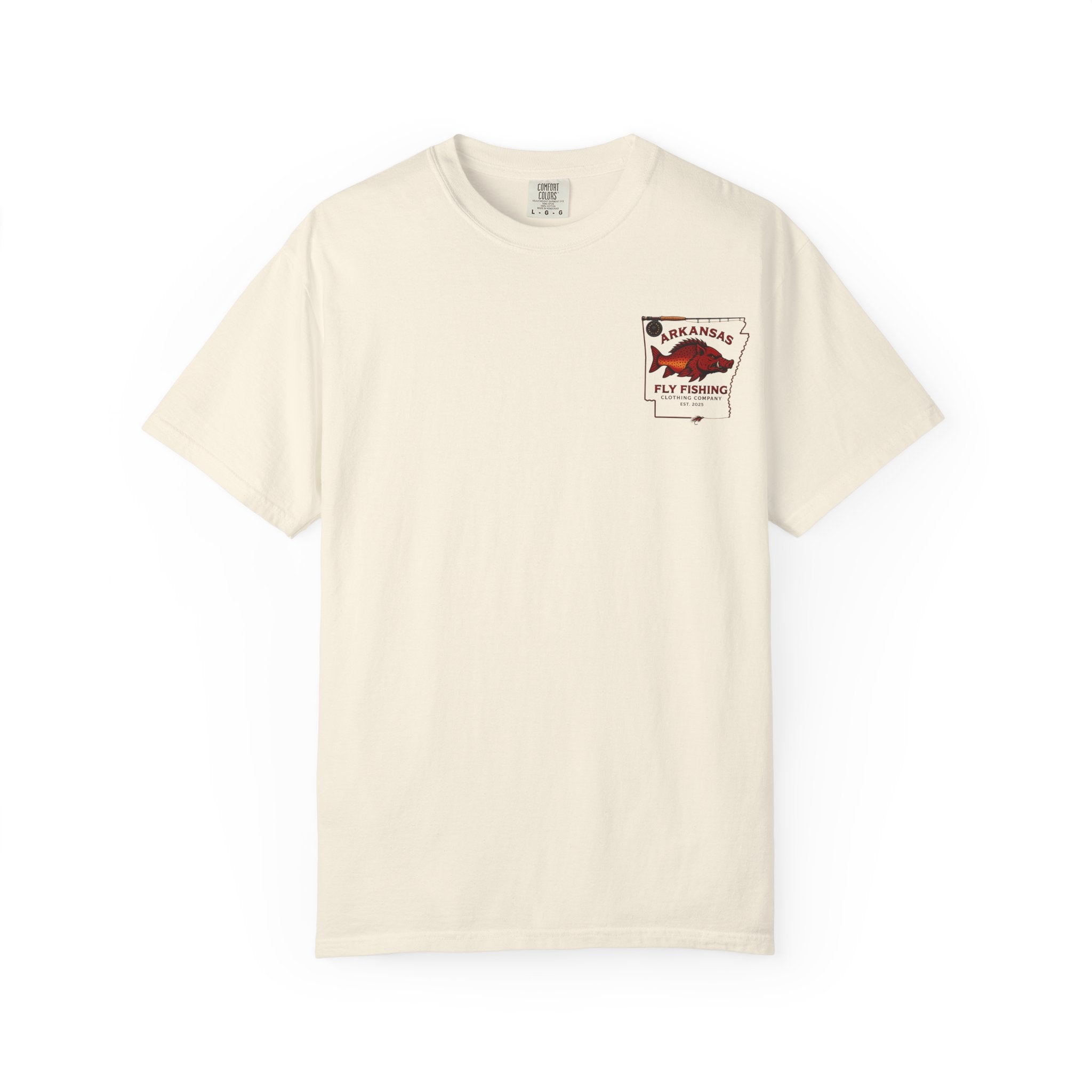 Fly Fishing T‑Shirt — Arkansas Boar Angler Graphic Tee