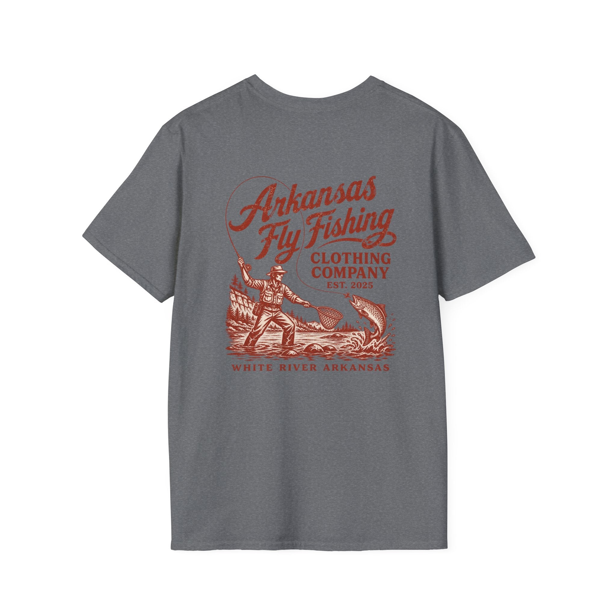 AFFCC Fly Fishing T-Shirt — Arkansas Hog/Trout Hybrid Graphic Tee