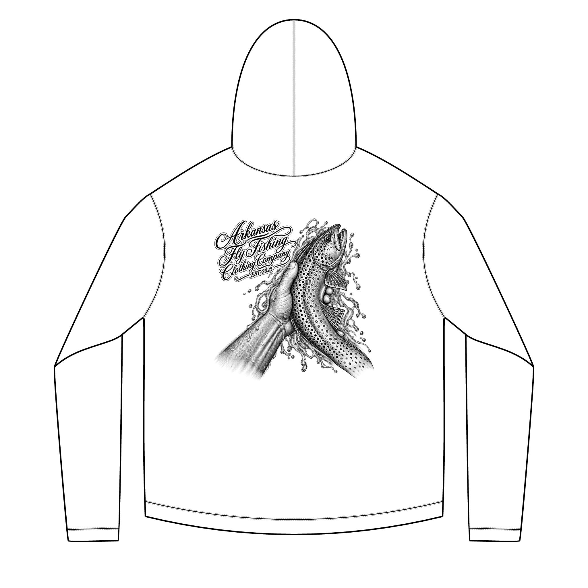 AFFCC  - Fish Release Graphic Back, AFFCC Chest Logo