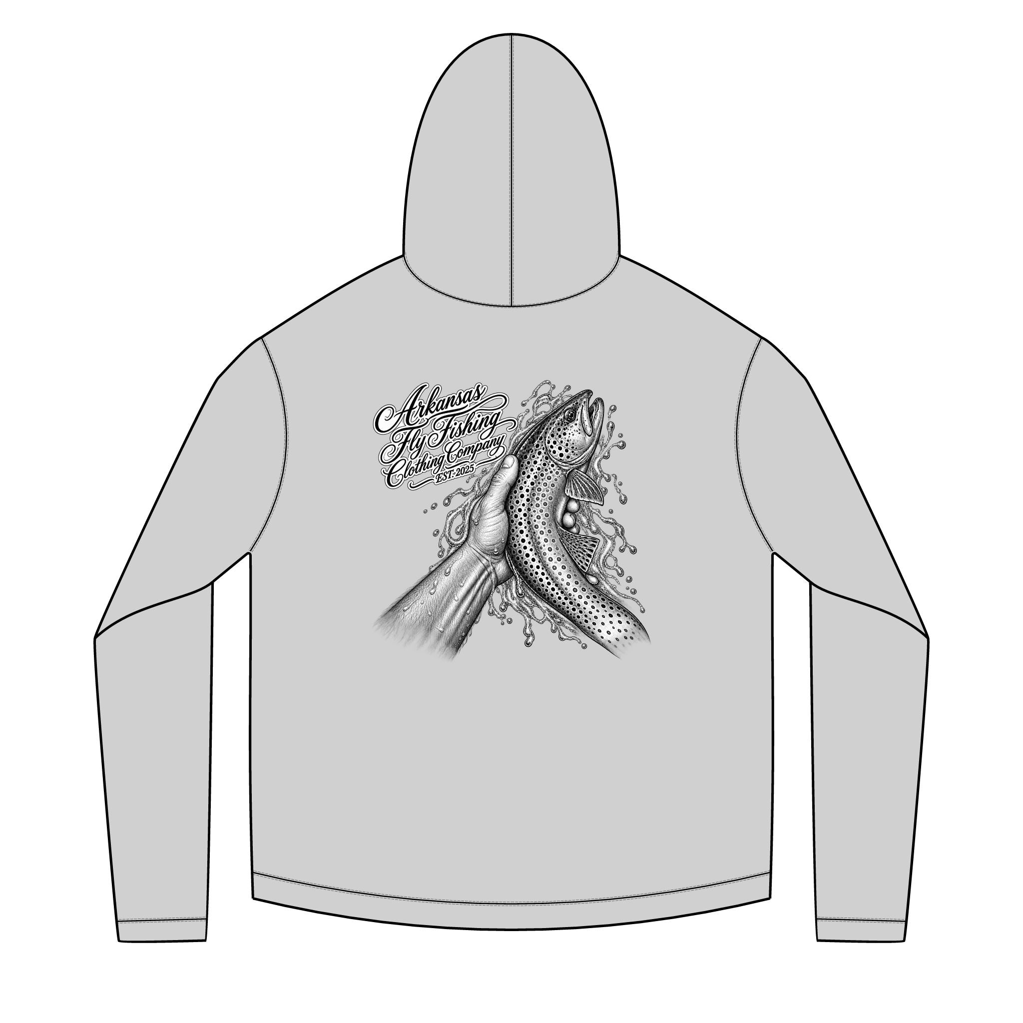 AFFCC  - Fish Release Graphic Back, AFFCC Chest Logo