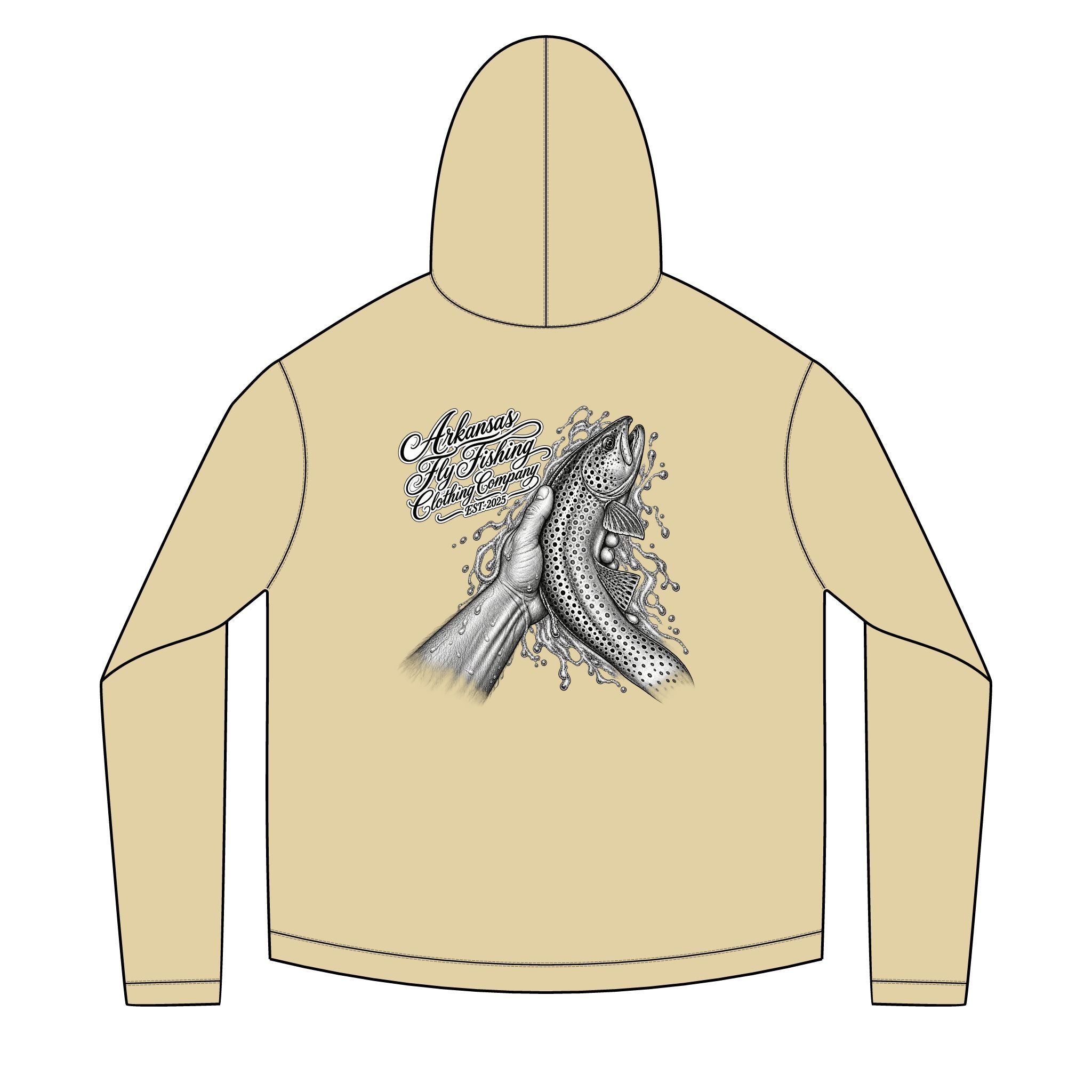 AFFCC  - Fish Release Graphic Back, AFFCC Chest Logo