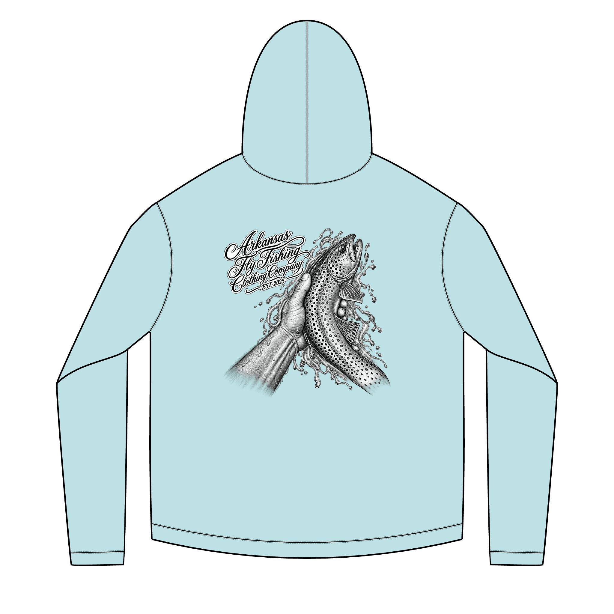 AFFCC  - Fish Release Graphic Back, AFFCC Chest Logo