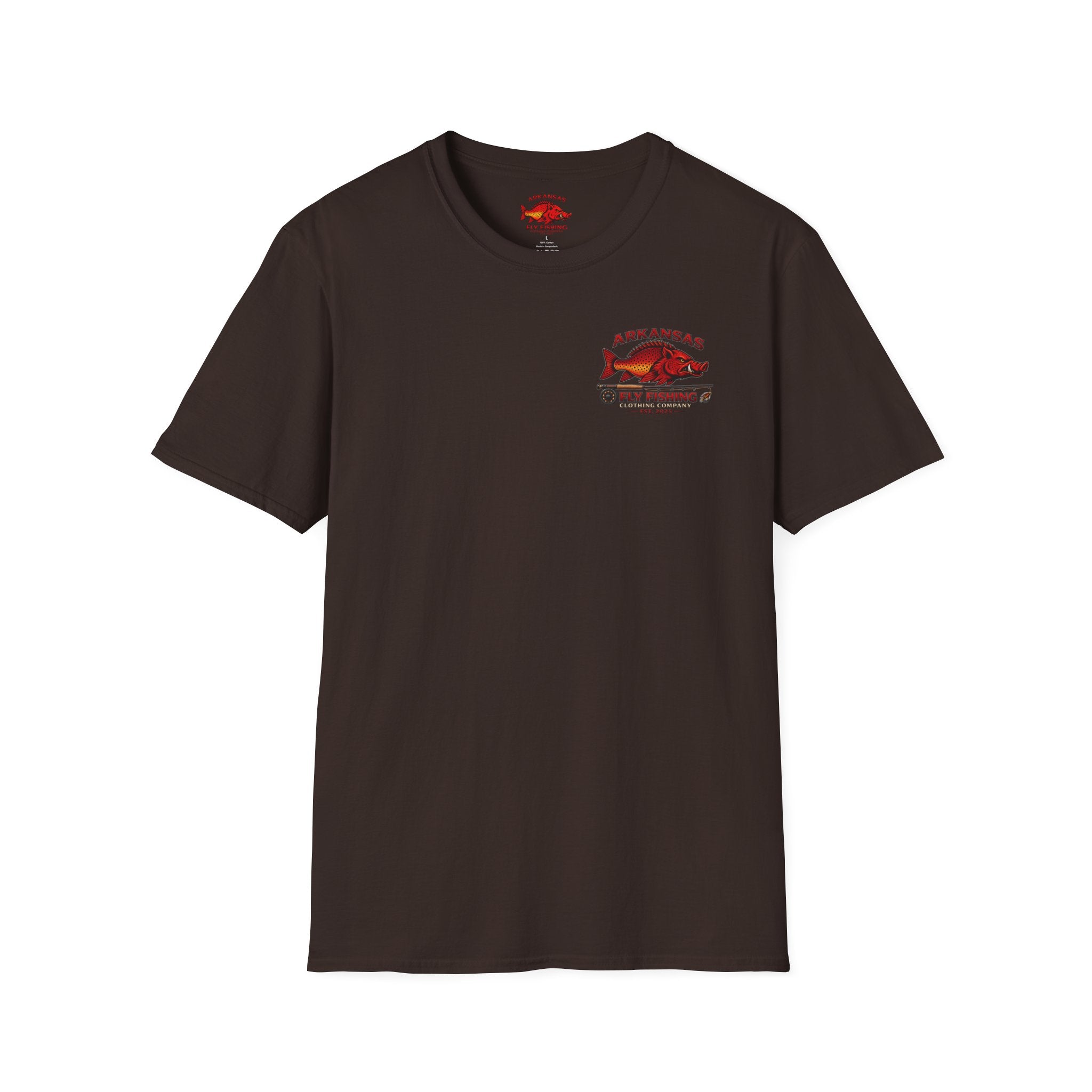 AFFCC Hog/Trout With Fly Rod T-Shirt — Arkansas Fly Fishing Clothing Company Graphic Tee