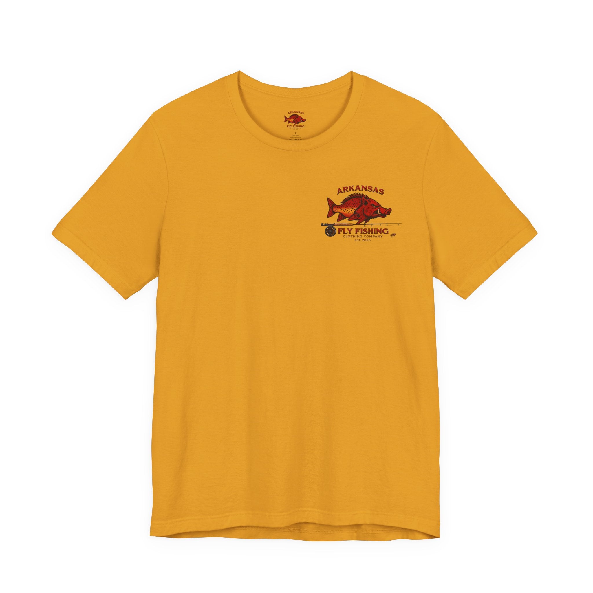 Athletic Fit Runs Small AFFCC Fly Shop T-Shirt — Retro Fish Sign Graphic Tee (AFFC Fly Shop)
