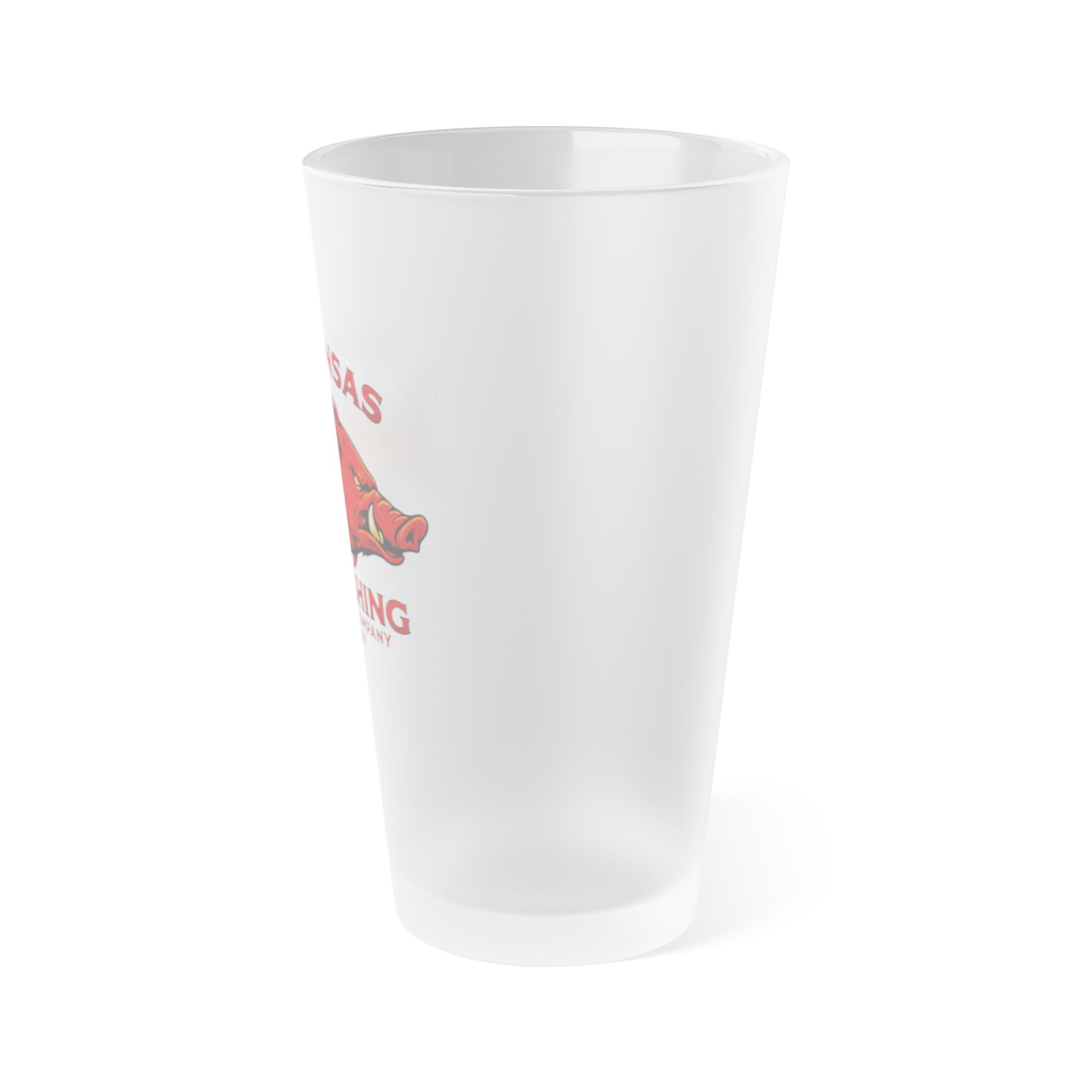 Frosted Pint Glass — Arkansas Fly Fishing Clothing Company  Logo 16oz