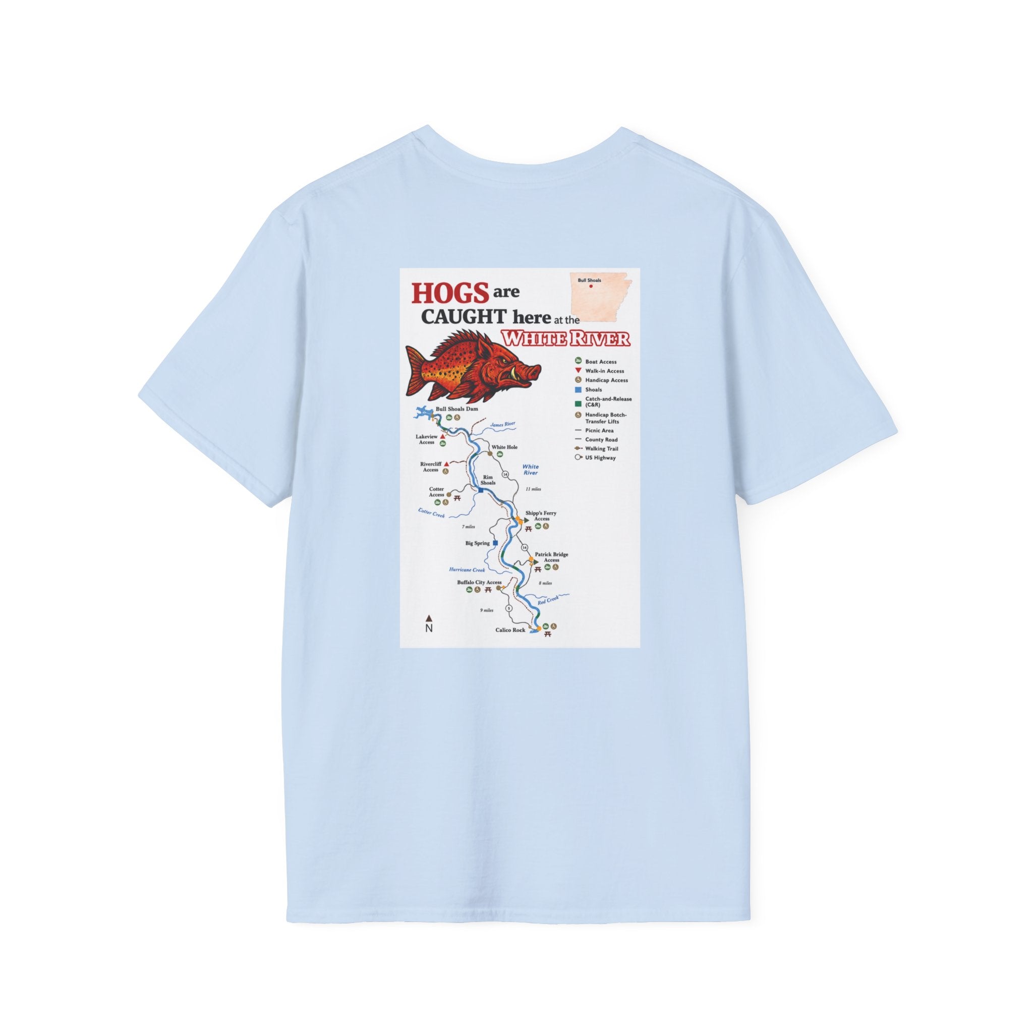 AFFCC Arkansas Fly Fishing  Tee — Vintage Trout Logo T-Shirt